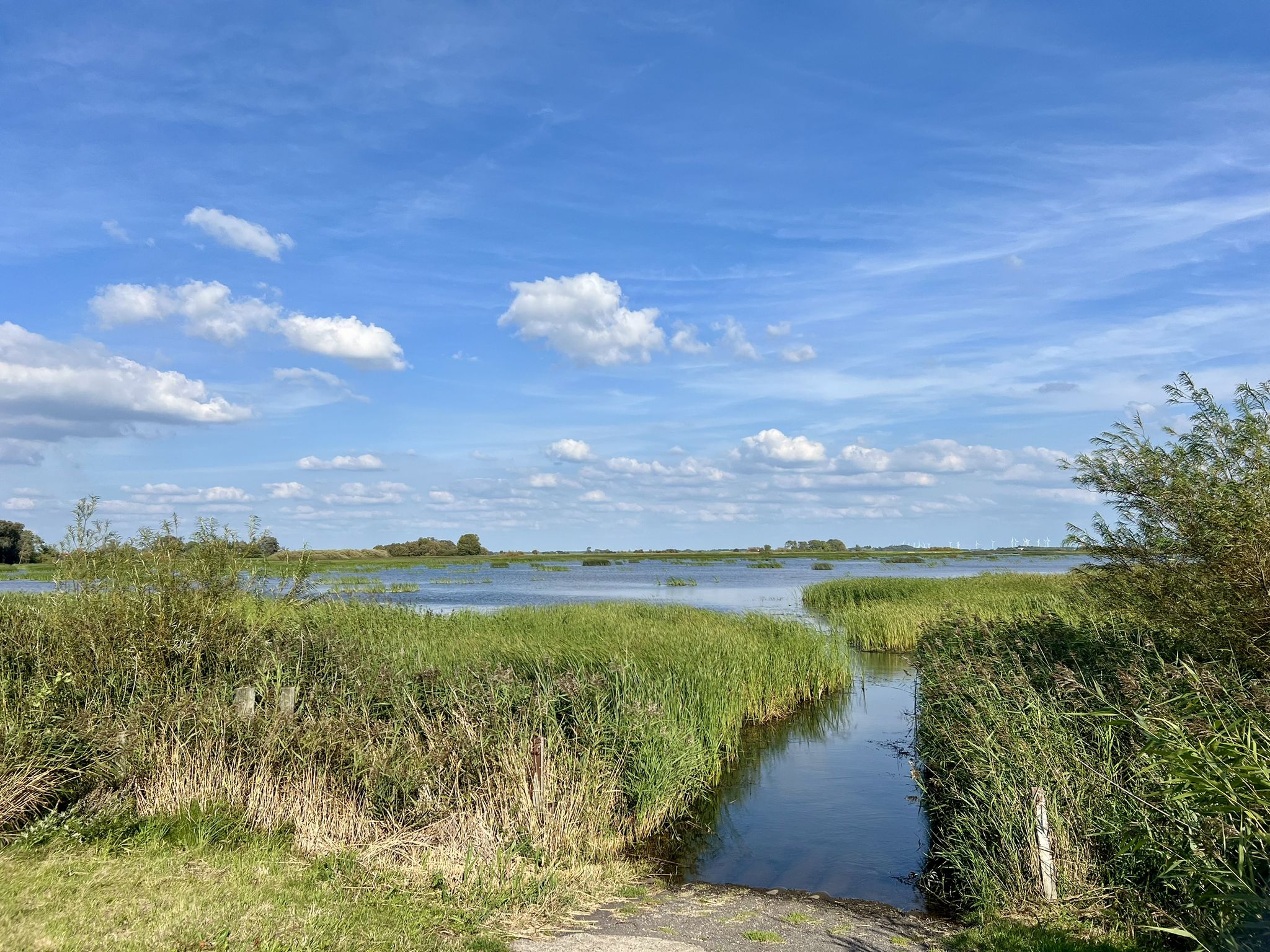 Bei Tönder in Dänemark, direkt hinter der Grenze