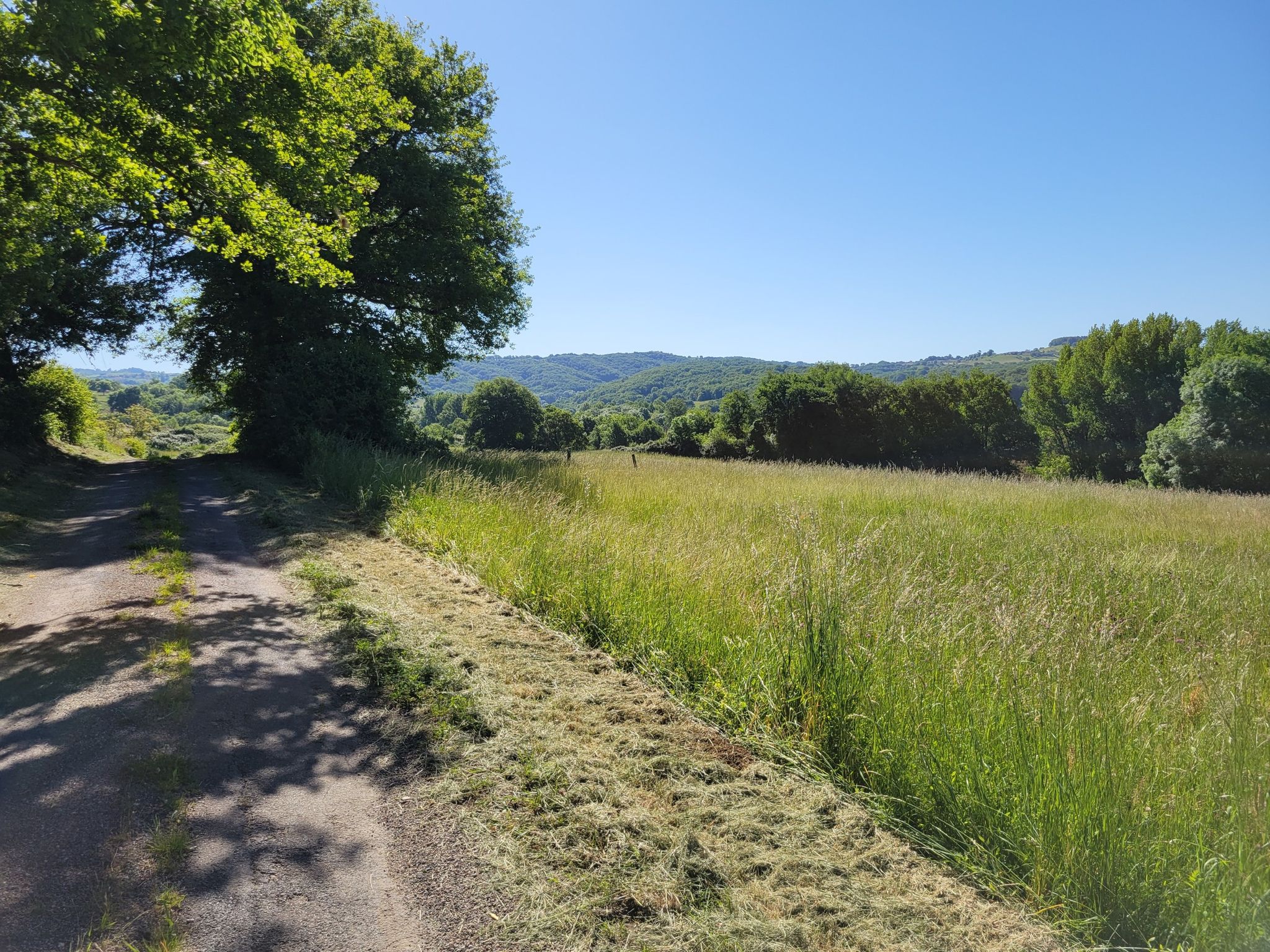 Début de la piste gravel