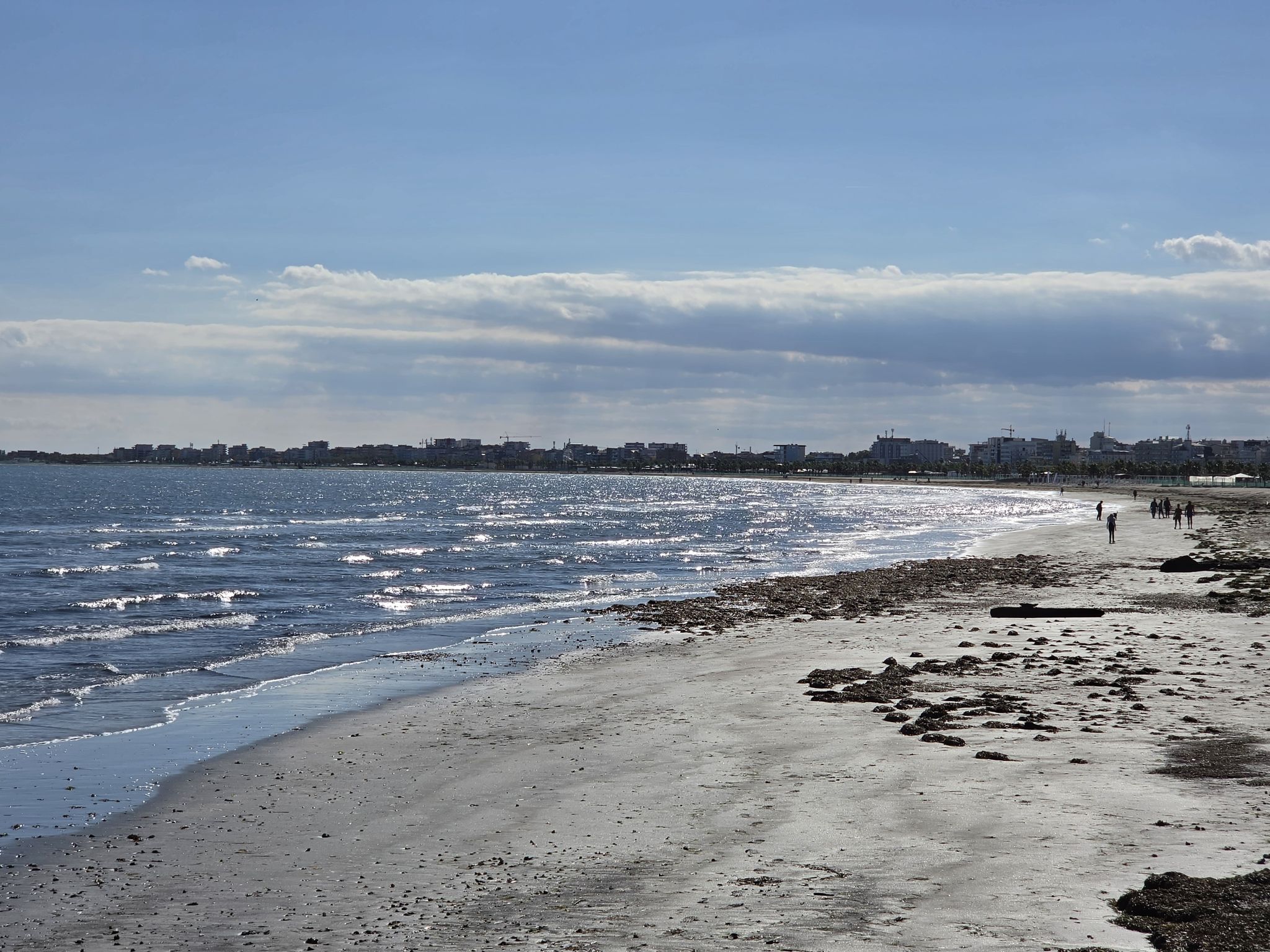 Blick auf Beaches von Sottomarina
