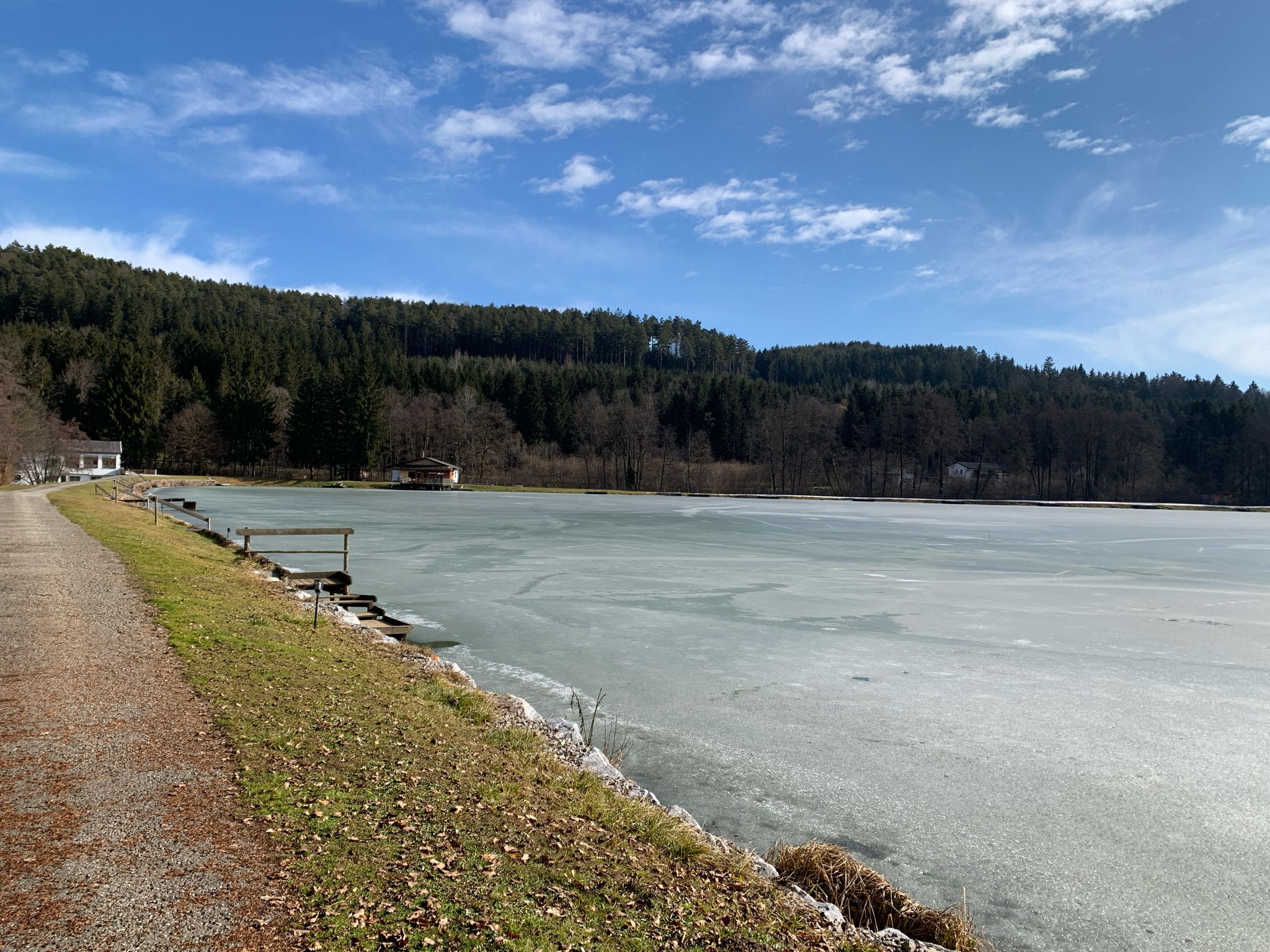 Hubertusteiche im Winterschlaf