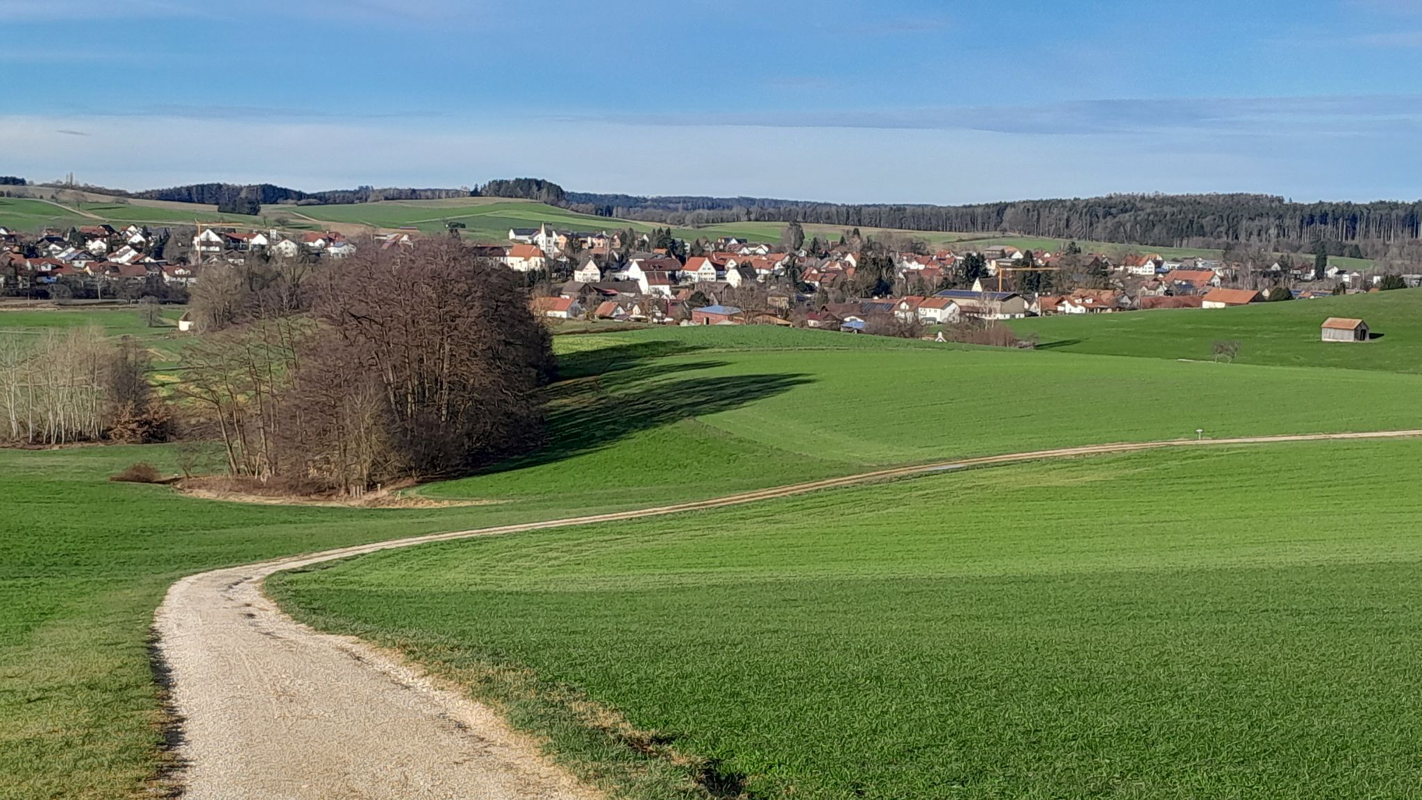Blick über Mittelneufnach