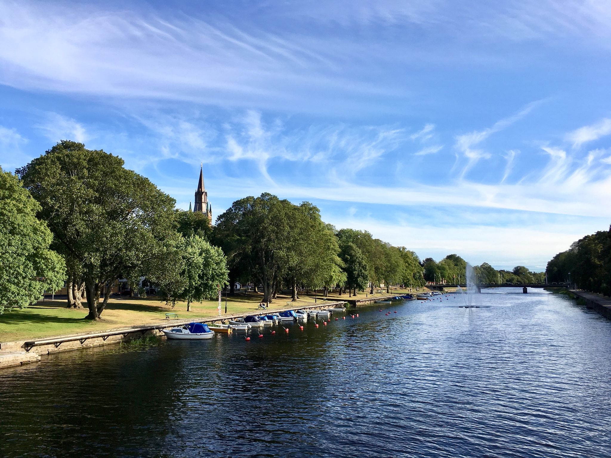 Lidköping, Lidan-Fluss