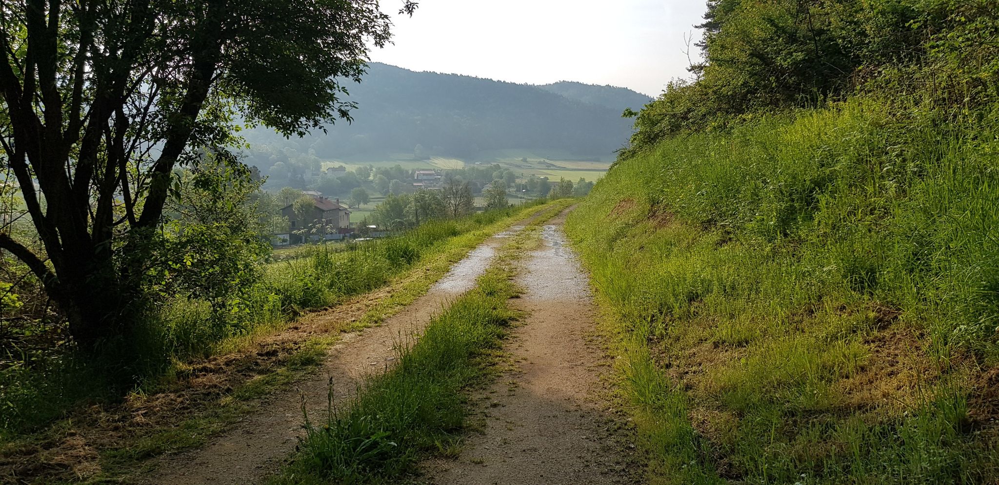 départ au petit matin de Vorey