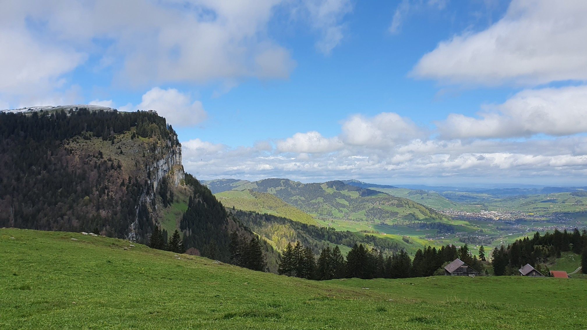 links Alp Sigel. rechts "Flachland"