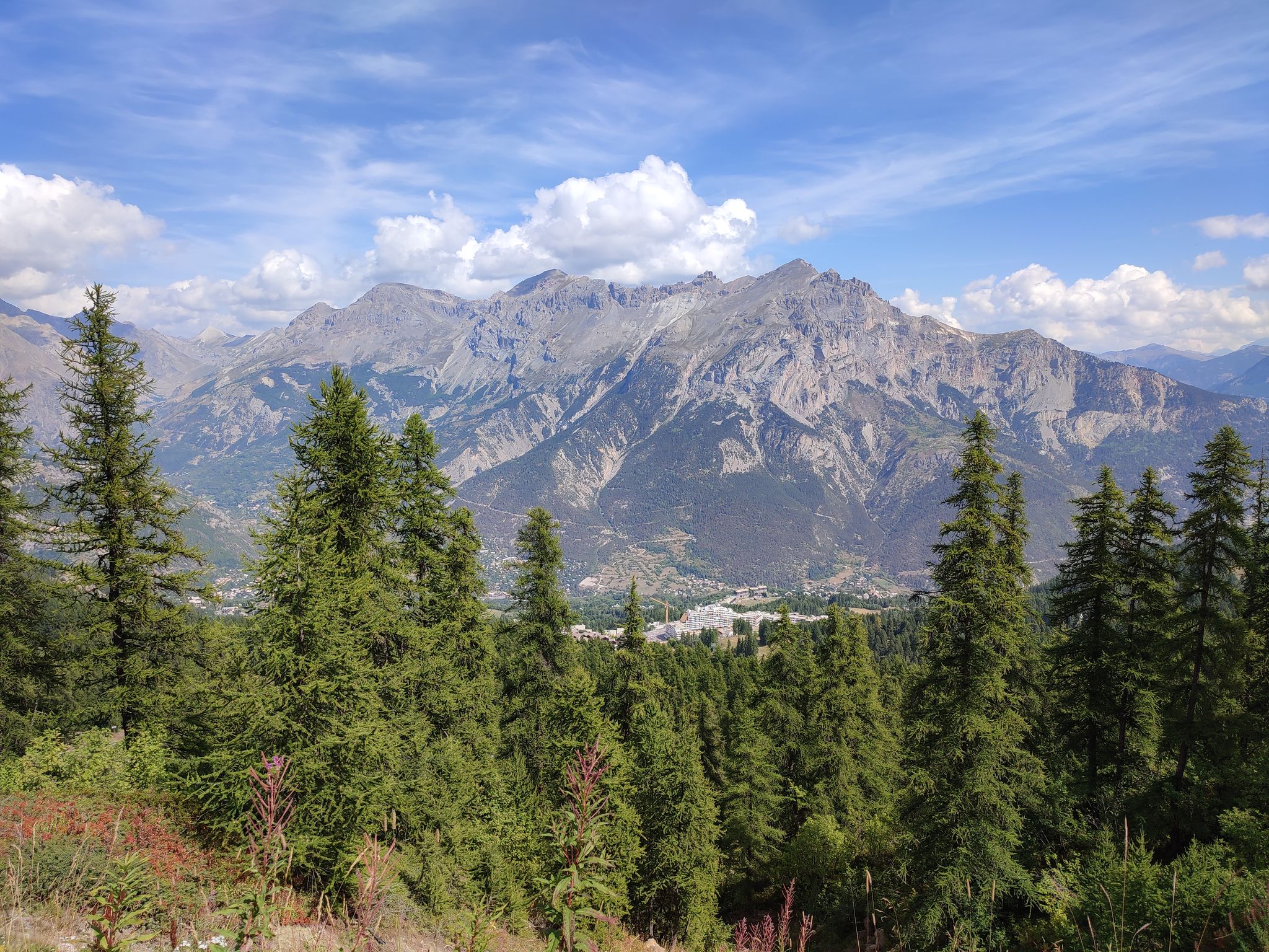 Blick nach Puy Saint Vincent