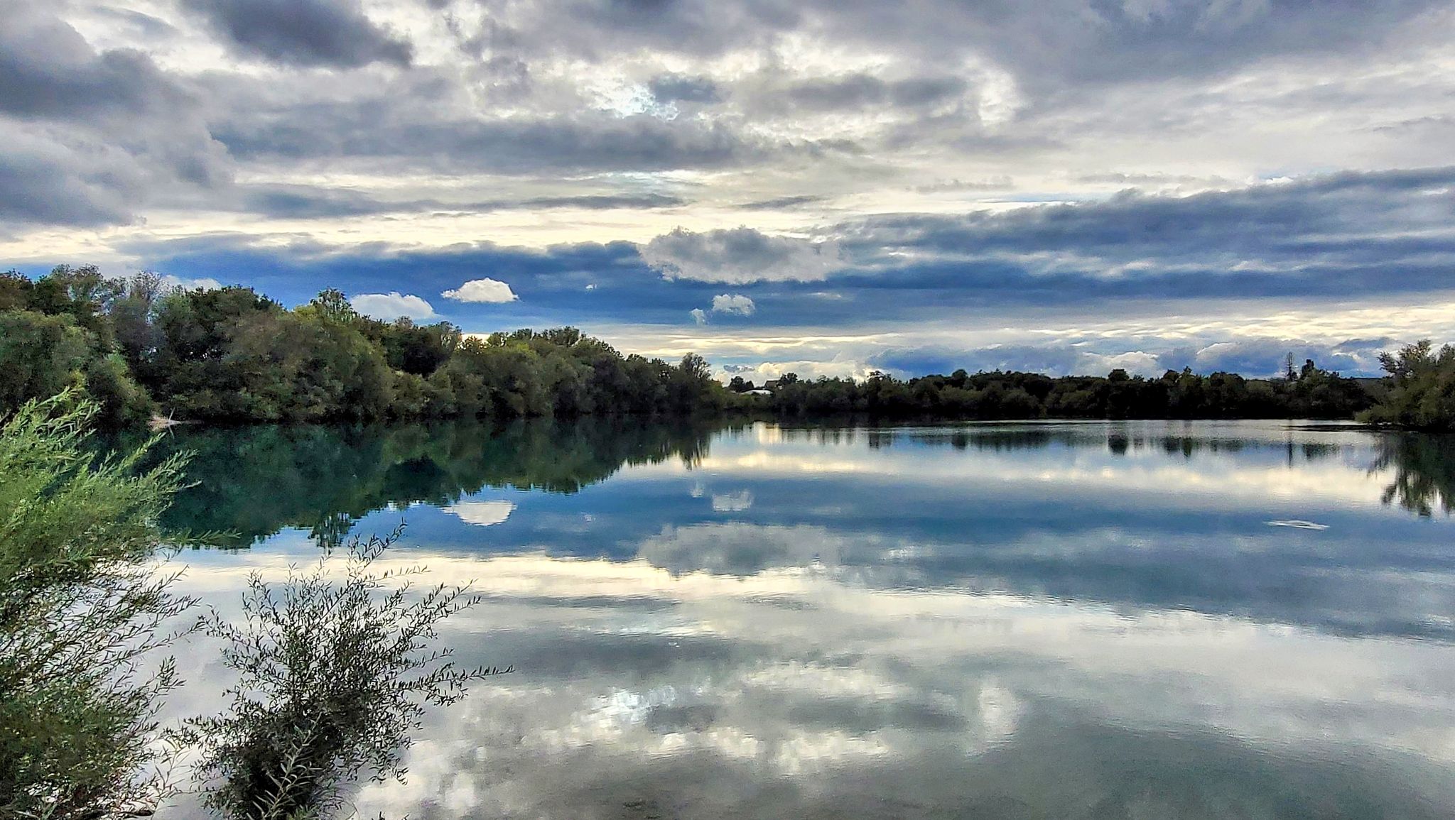 Der Lautersee mal wieder als Spiegel