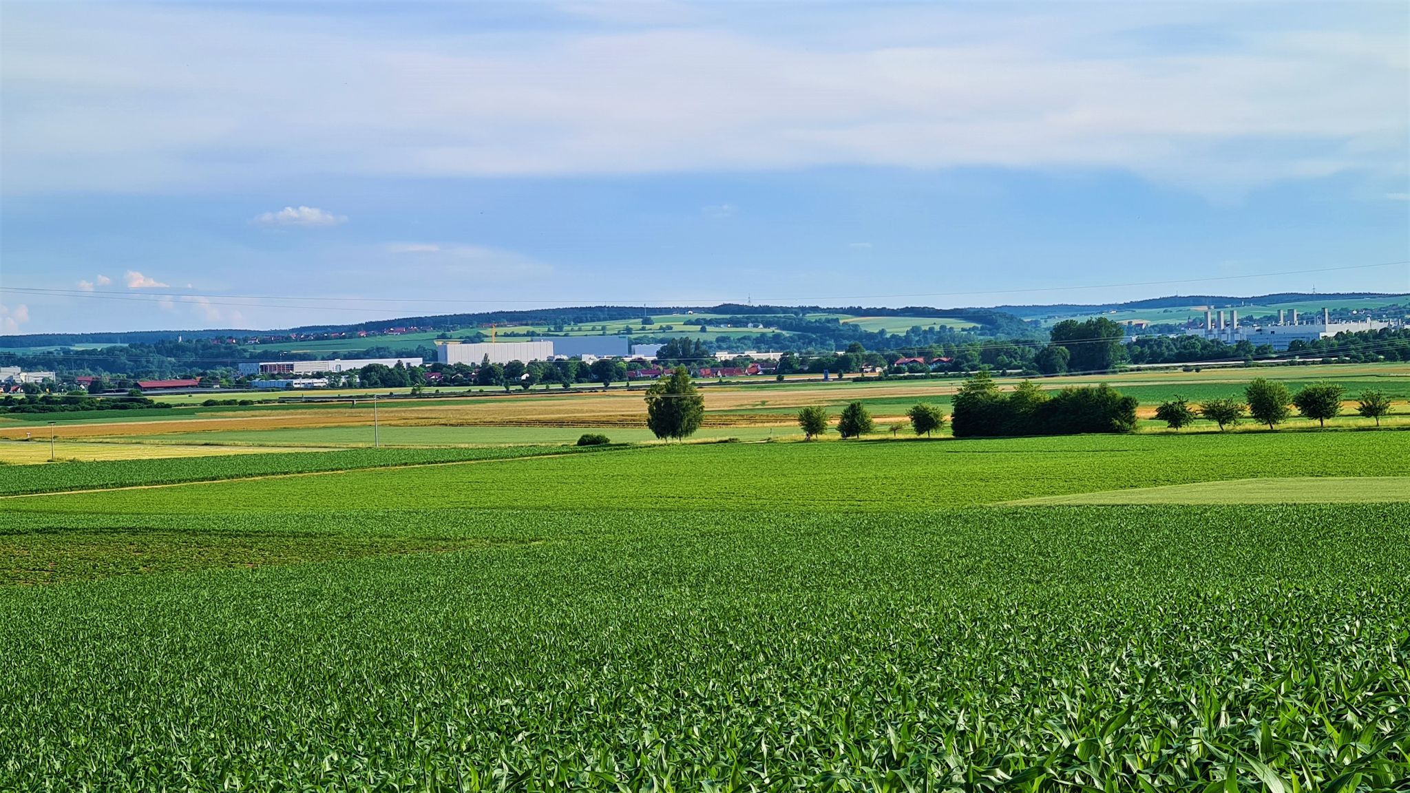 Blick nach DGF - BMW-Werke