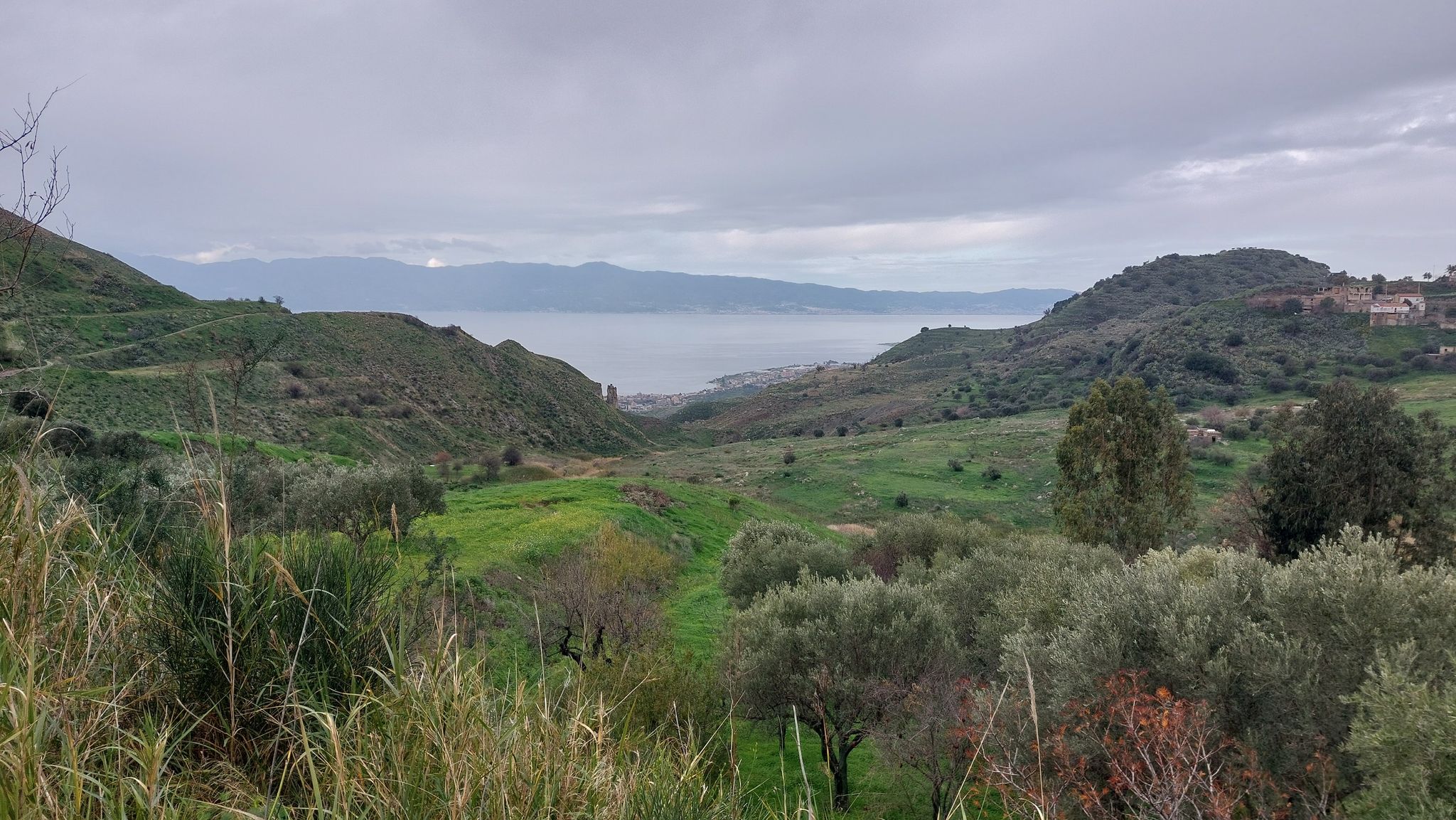 Panoramablich bis Sizilien.