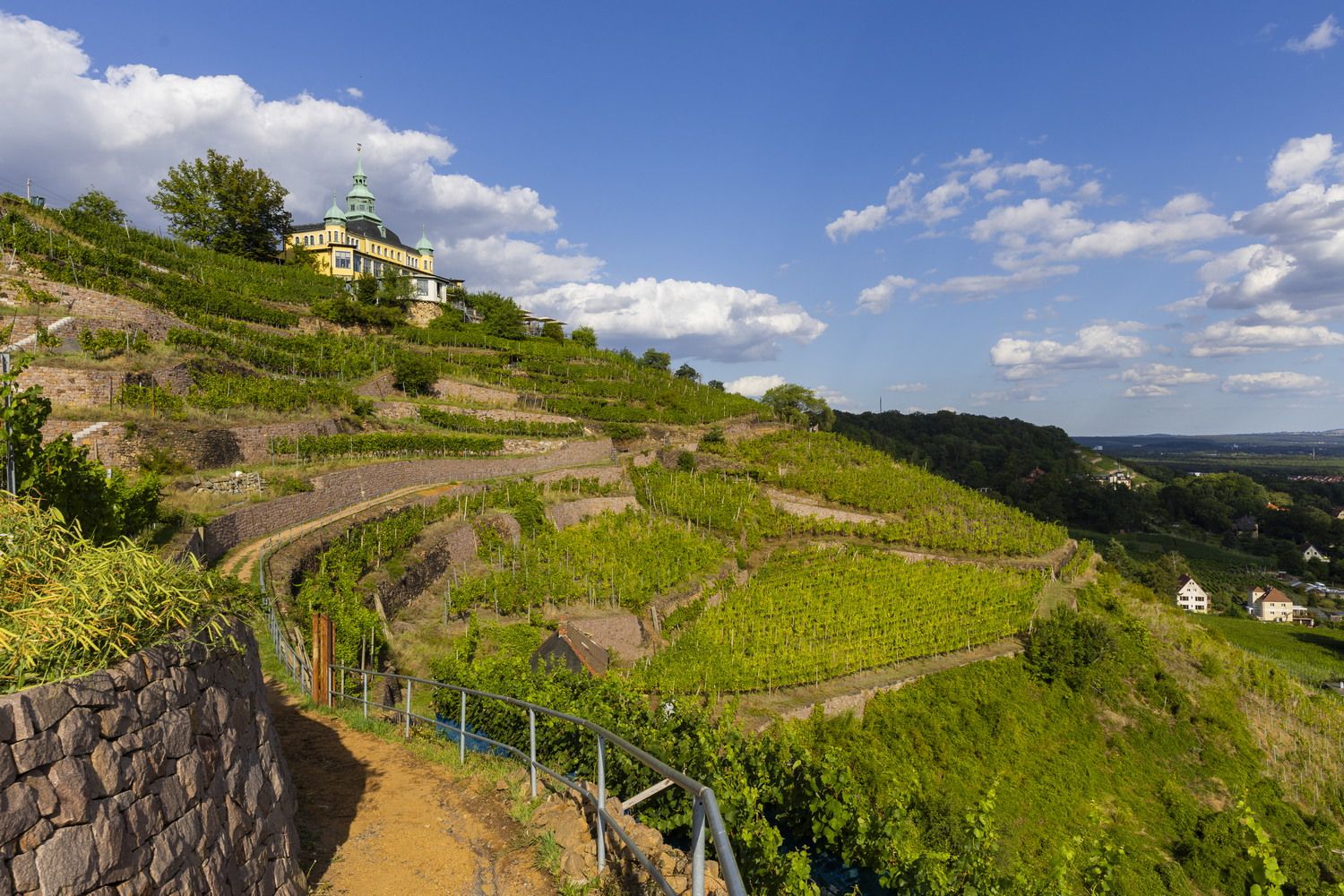 Blick zum Spitzhaus Radebeul © Sylvio Dittrich (Stadt Radebeul 2025)