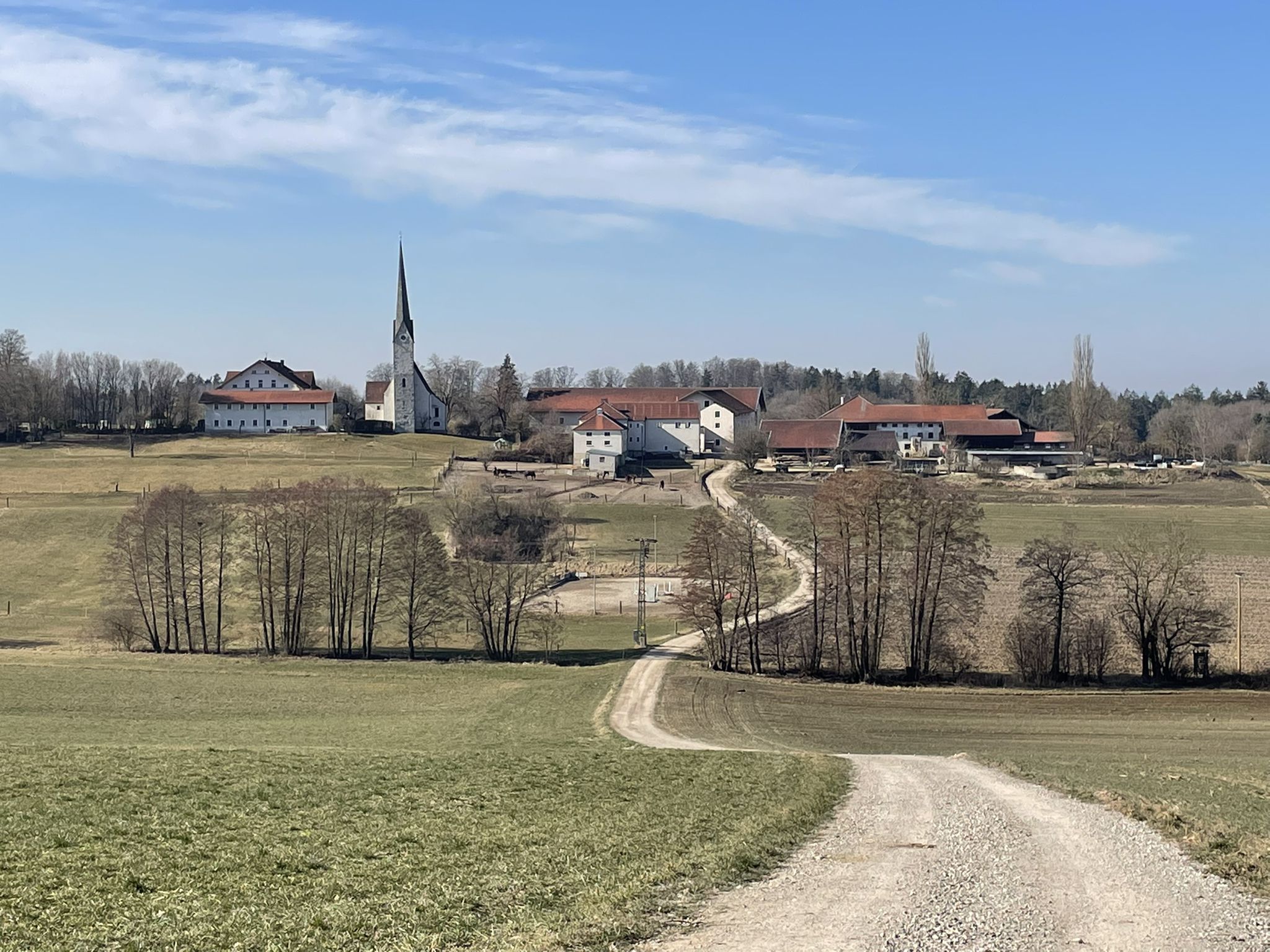 Blick auf Berg