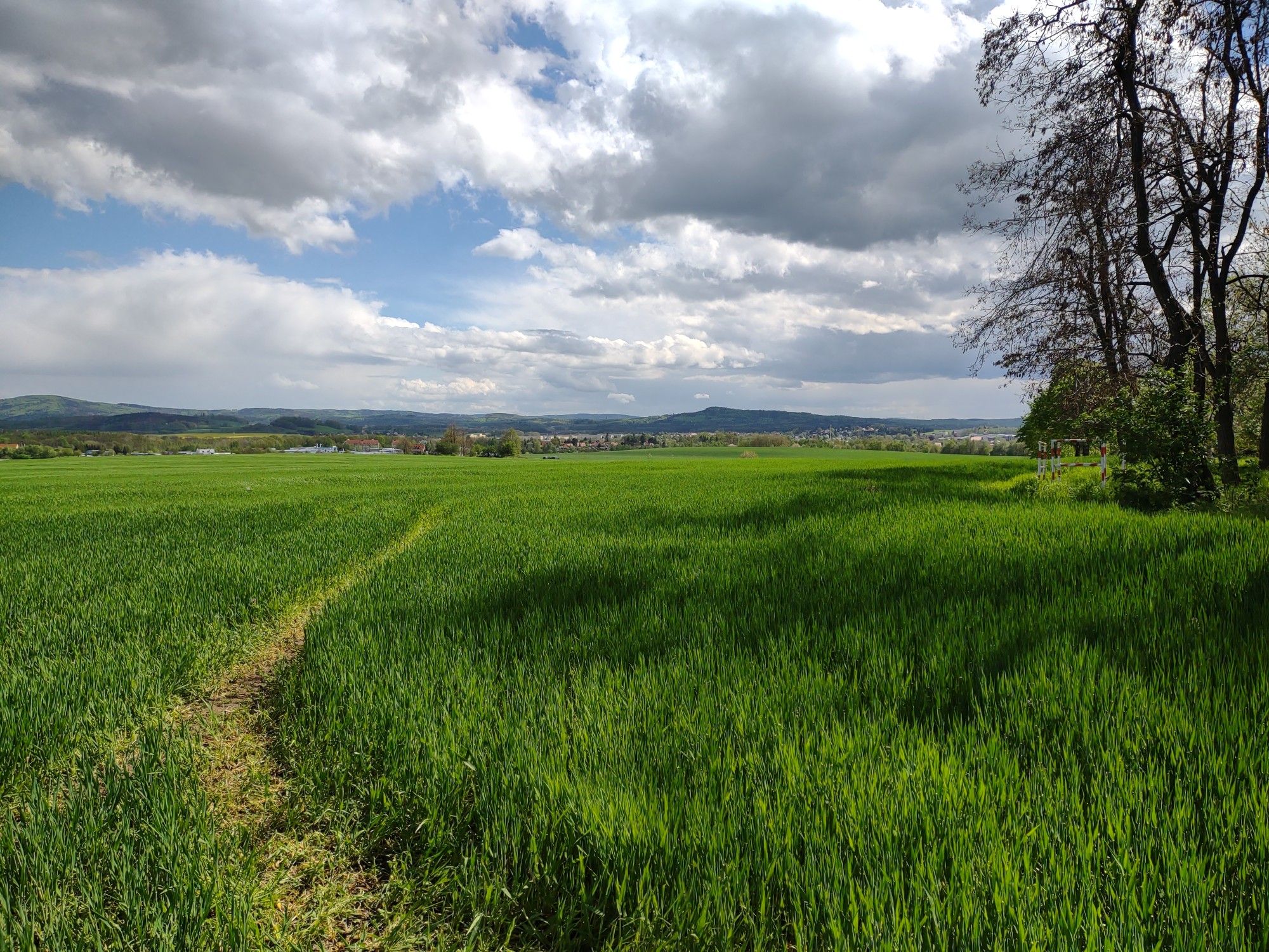 Blick auf Bischofswerda