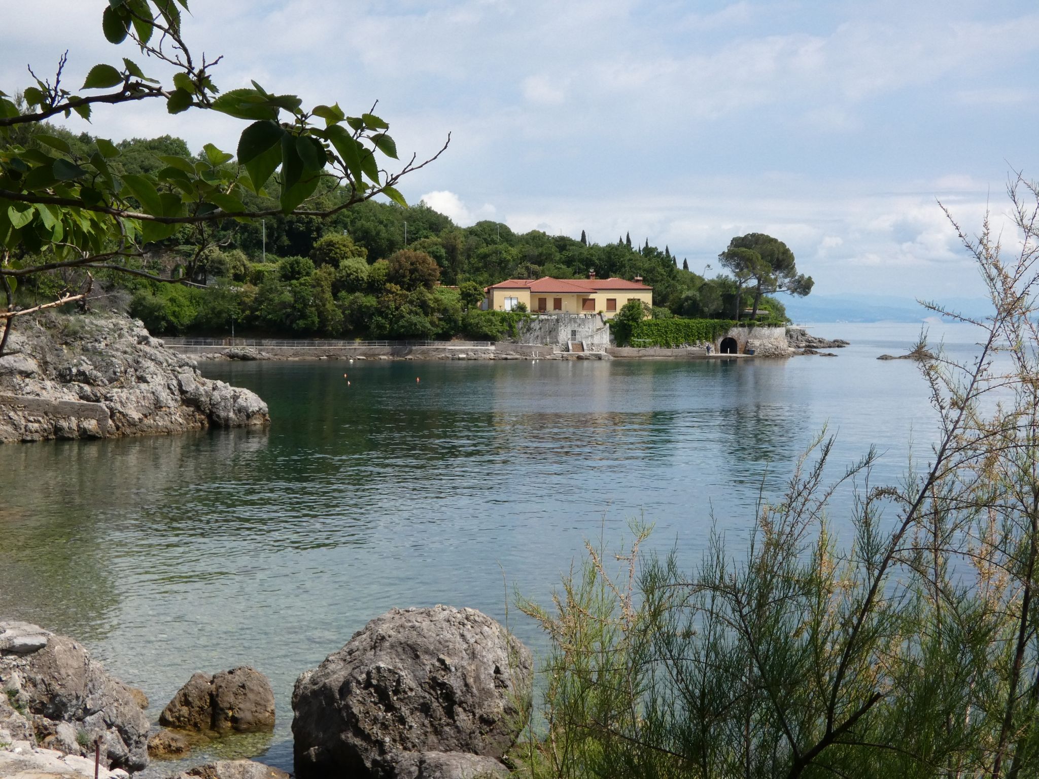 Verlassenes Haus am Strand