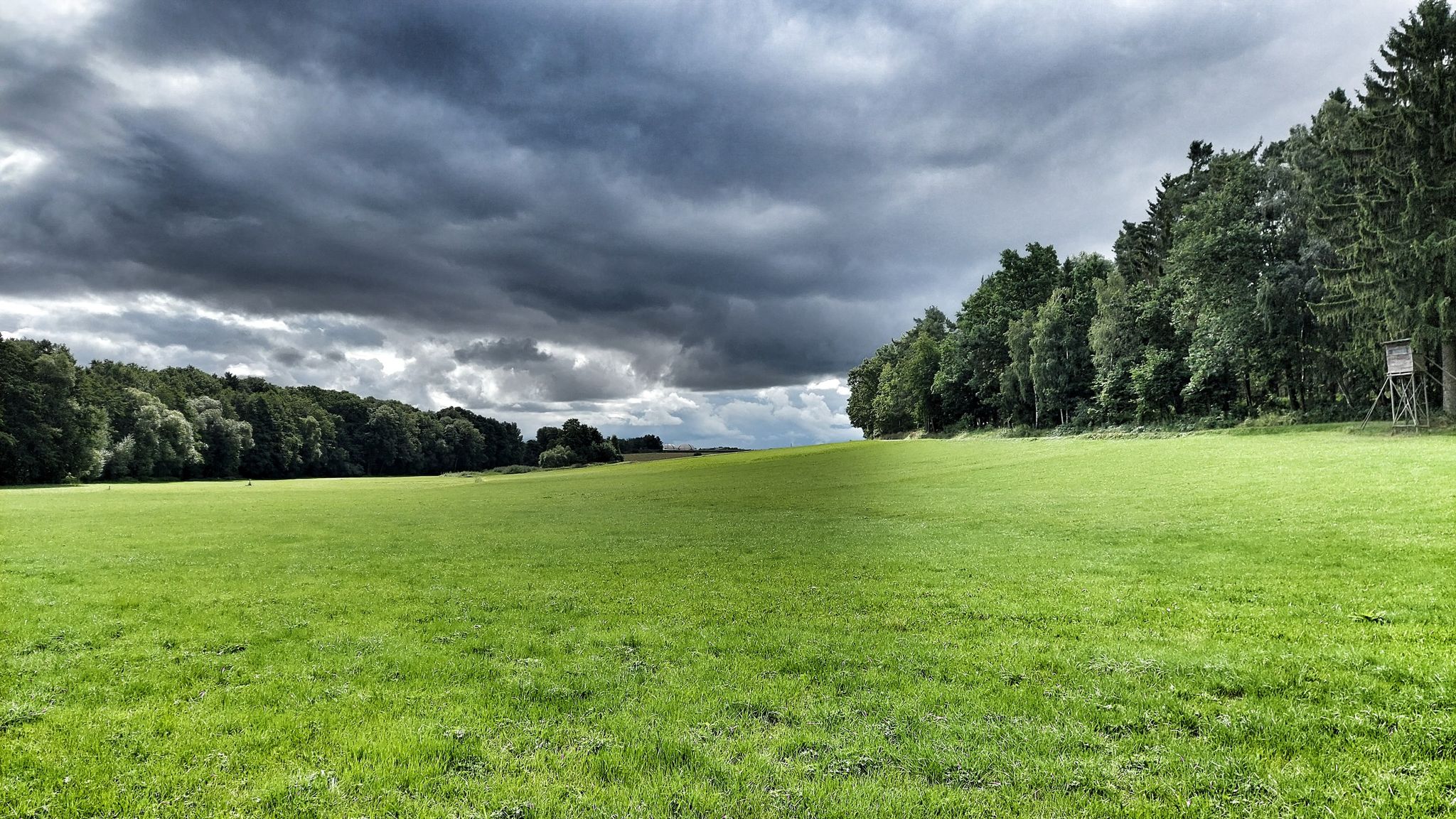 schon ziemlich bedrohliche Wolken