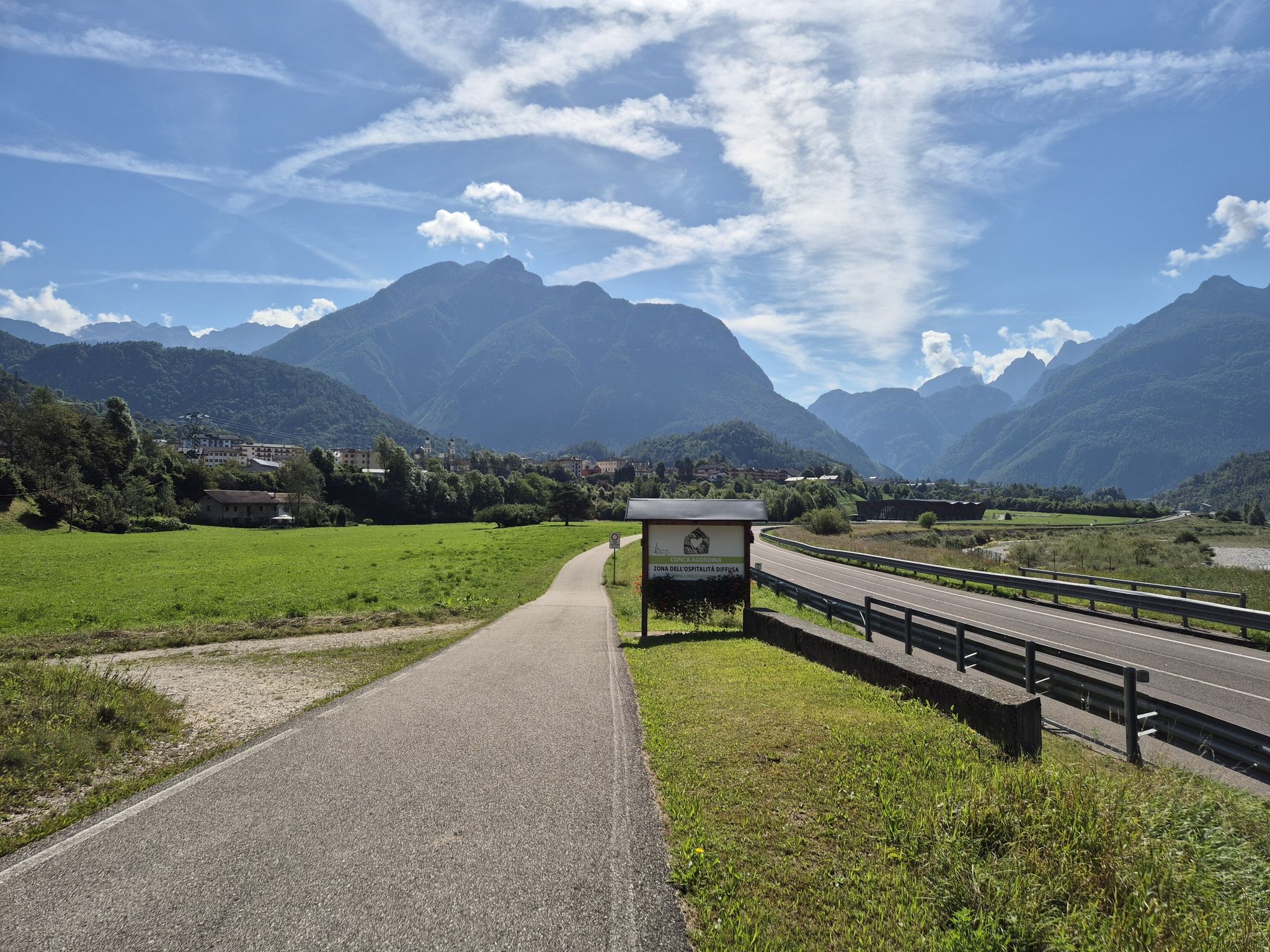 Ciclabile in sx Cordevole