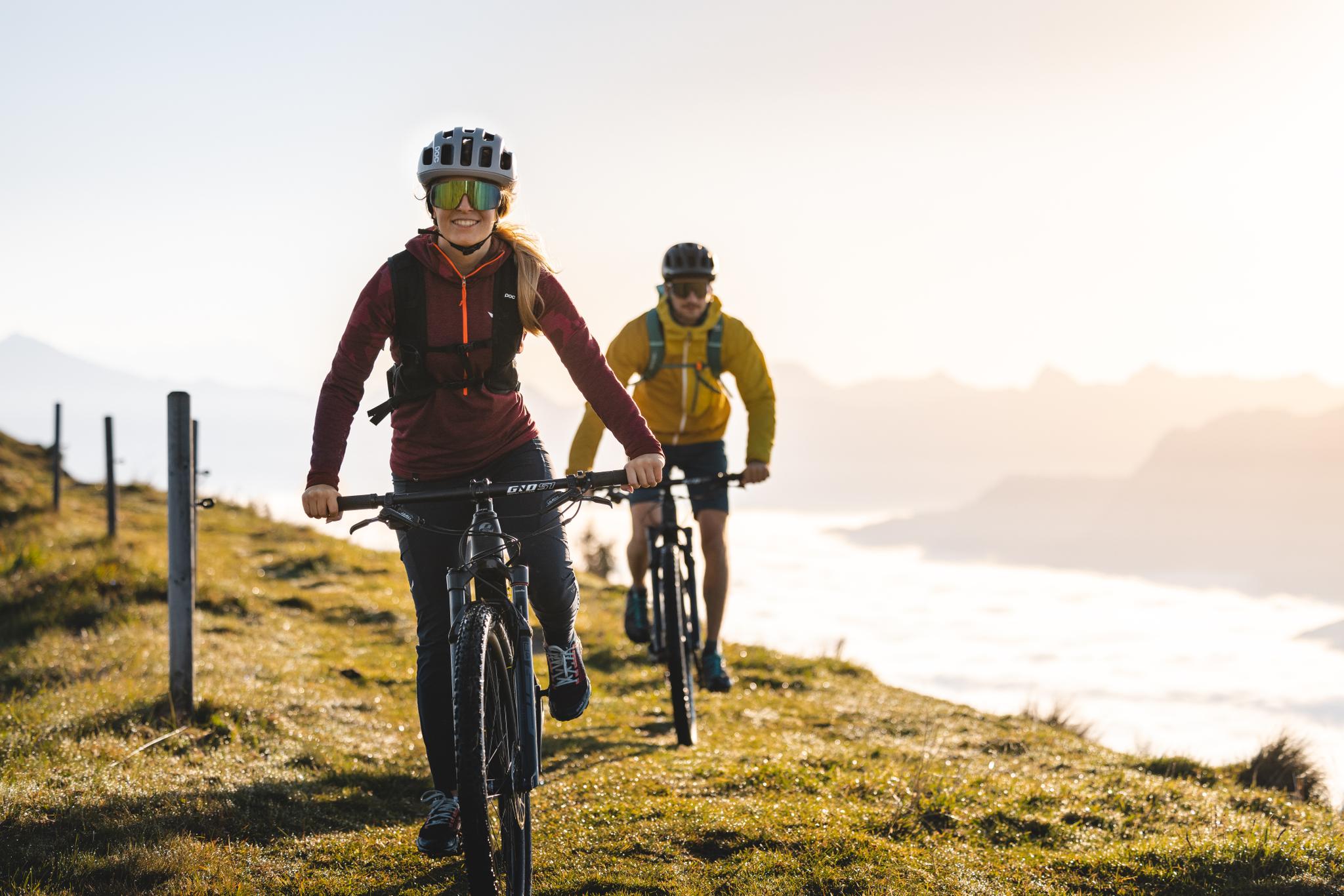 mountain biking alps