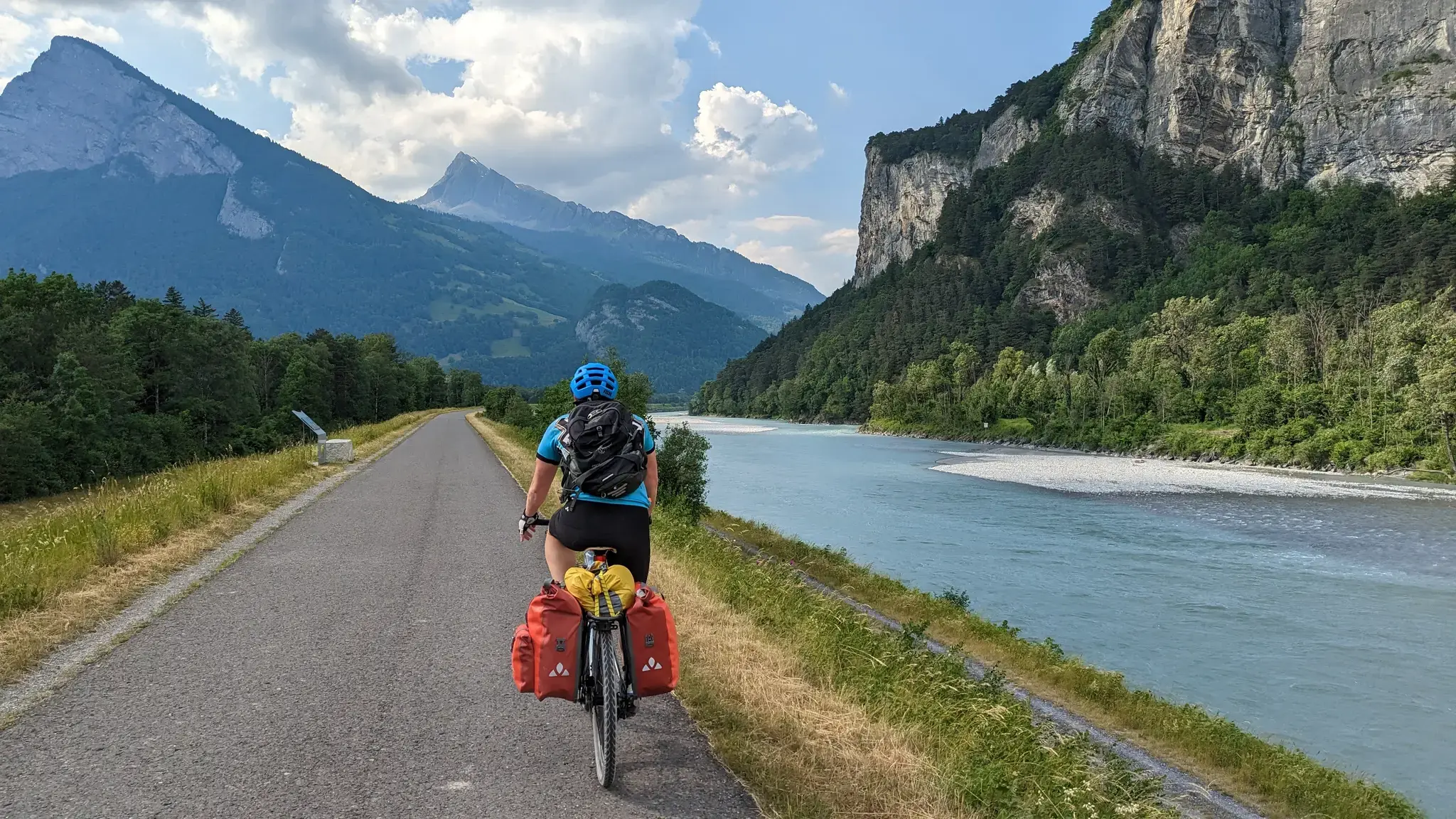 cycling along the rhine