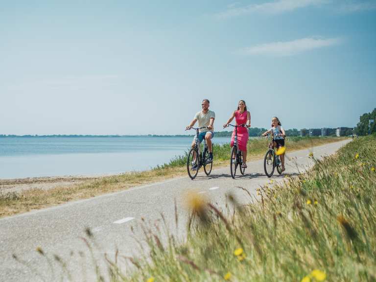 Das Geschenk des Meeres Flevoland mit dem Rad erkunden Fahrrad