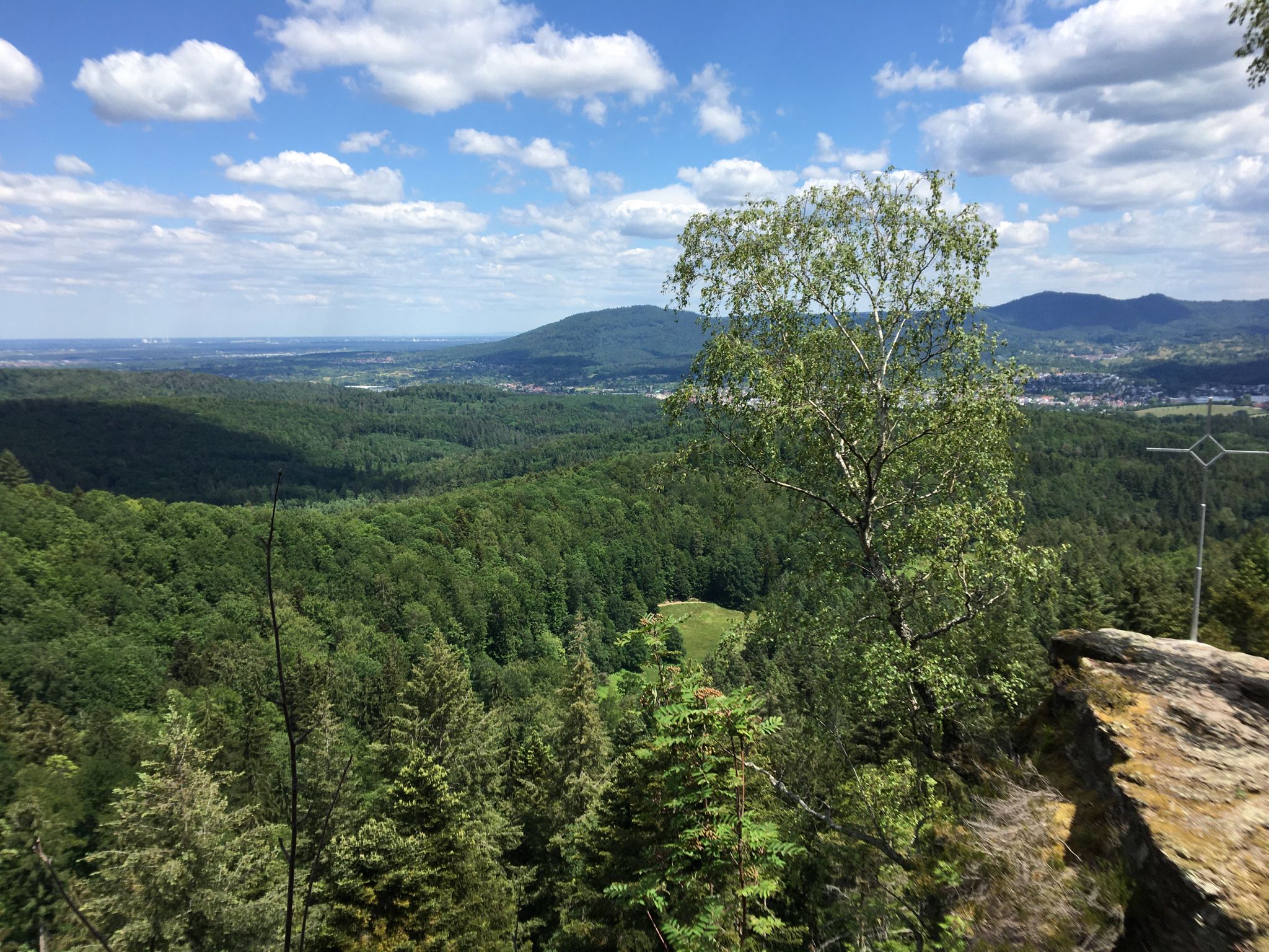 Blick nach Karlsruhe 