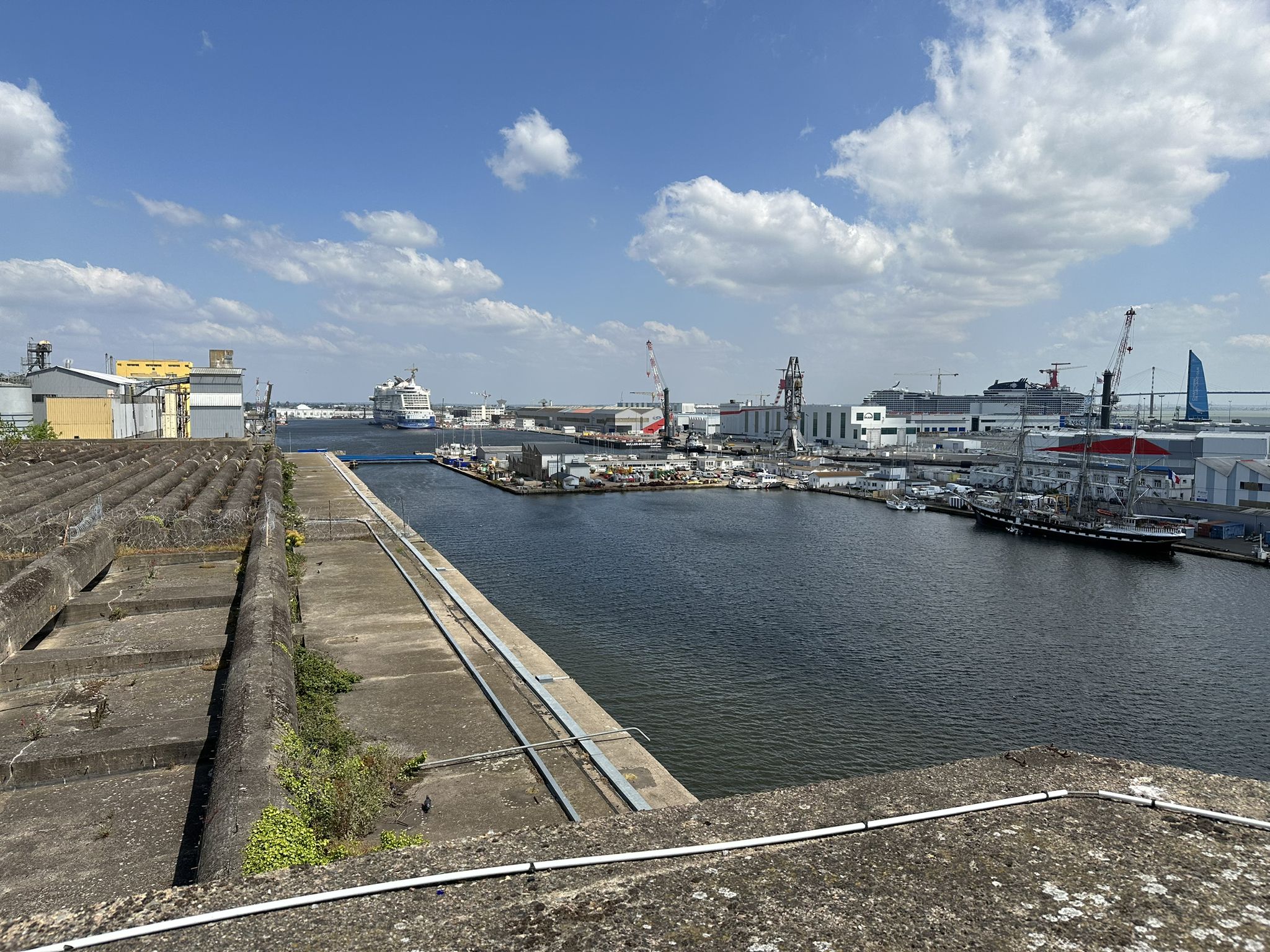 Auf dem U-Boot-Bunker