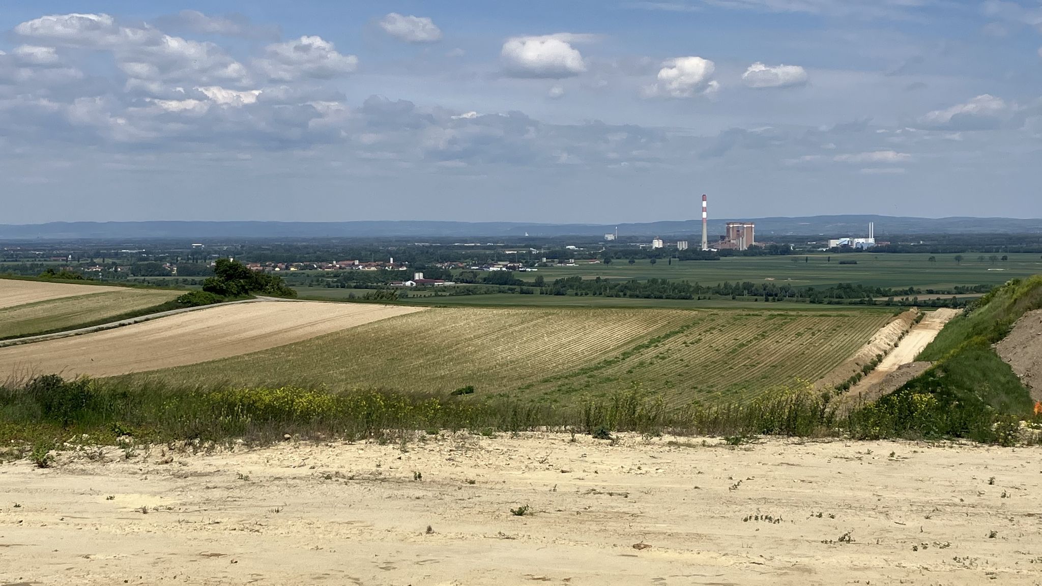 Aussicht auf Kraftwerk Dürnrohr