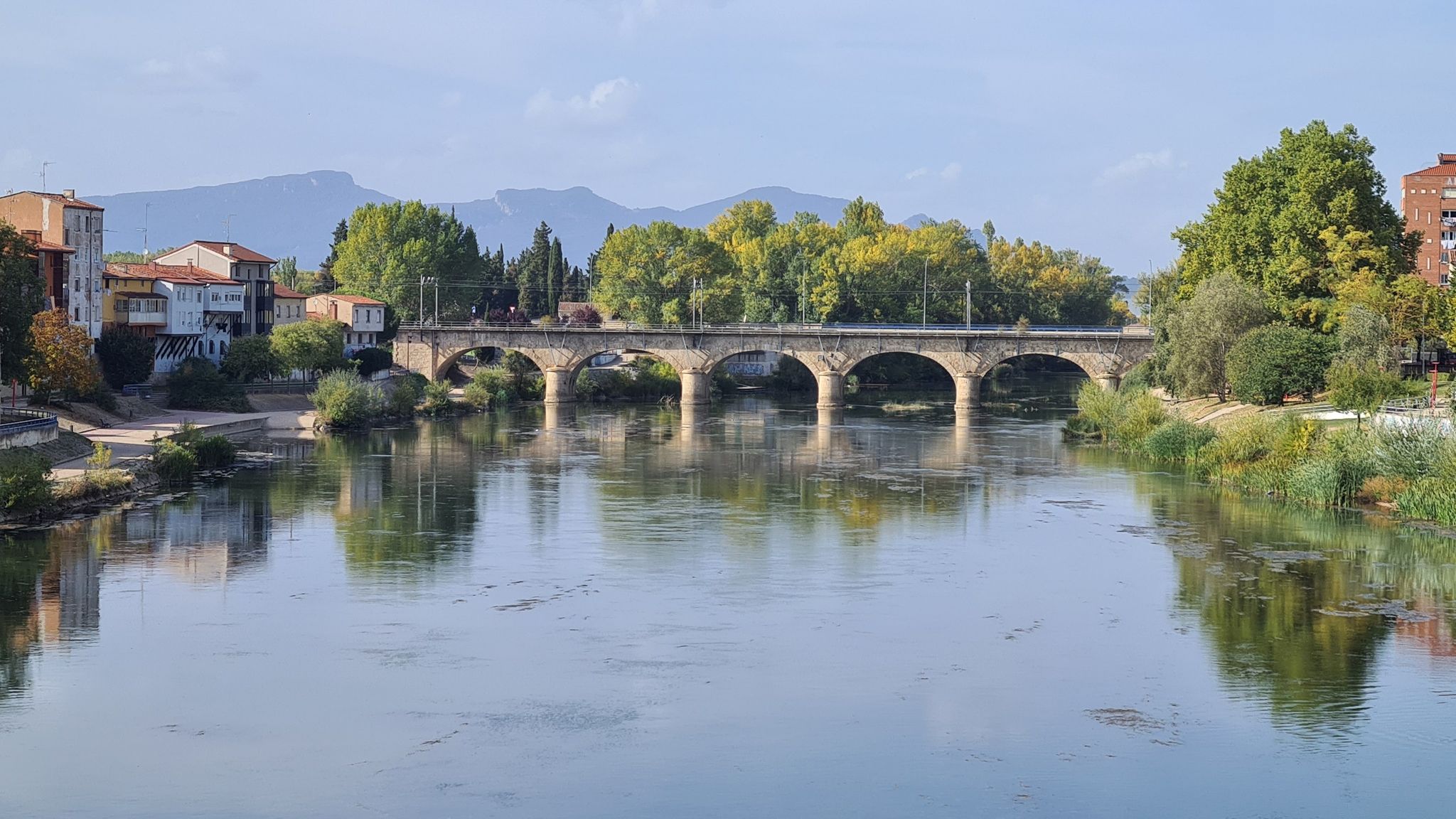 Brug over de Rio Ebro