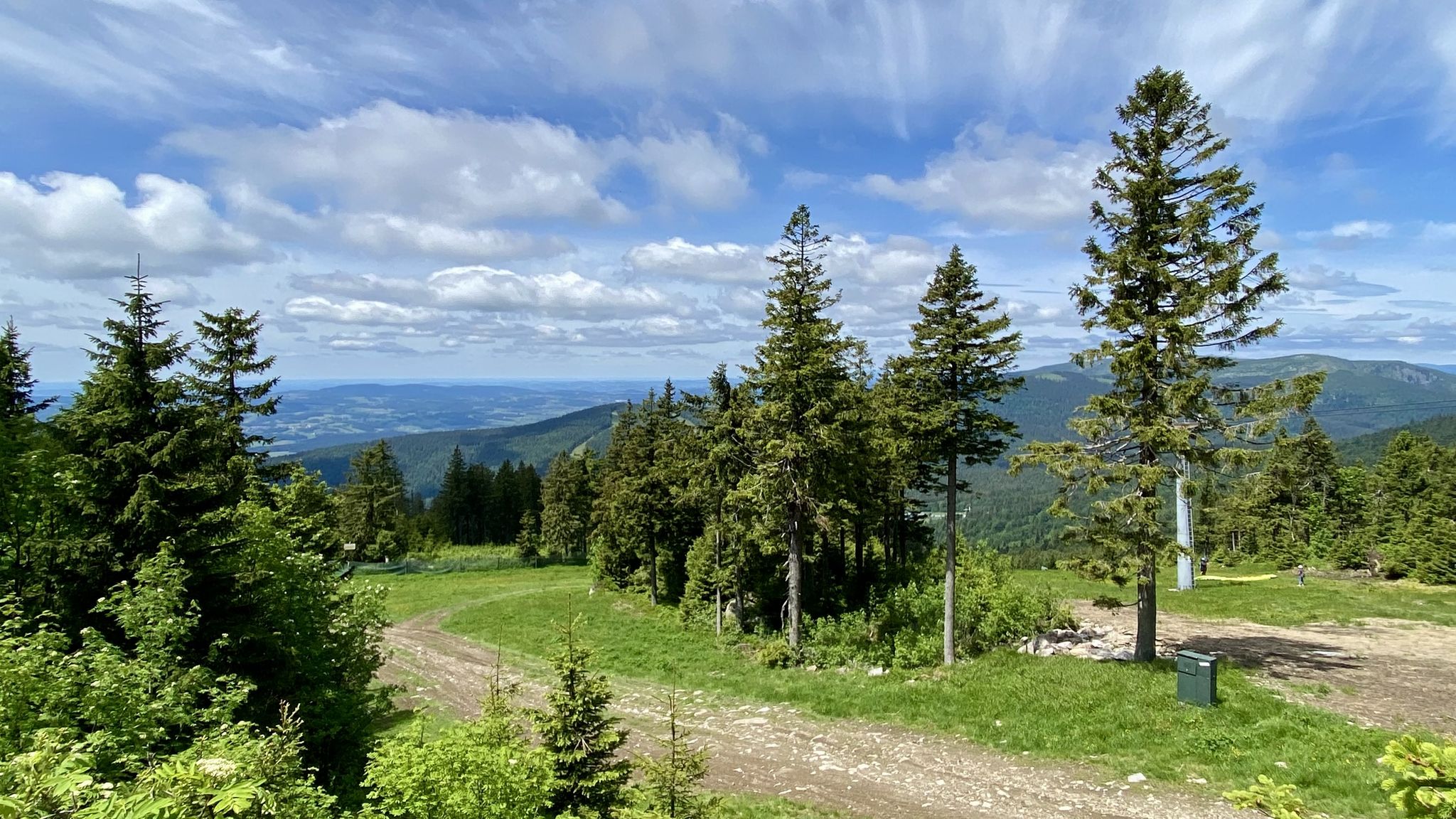 Aussicht Hochficht-Gipfel