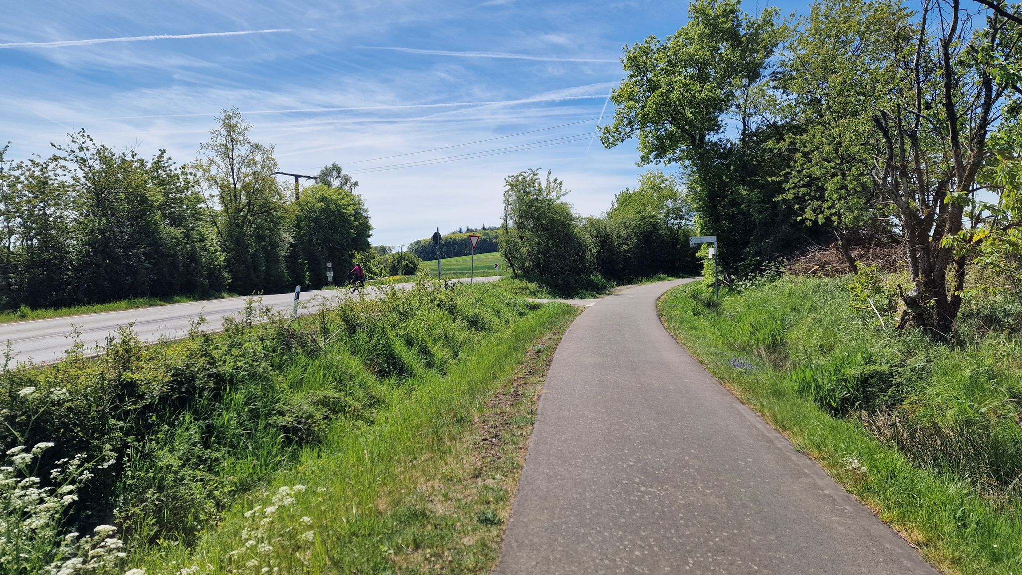 Abzweig zum Bettenradweg