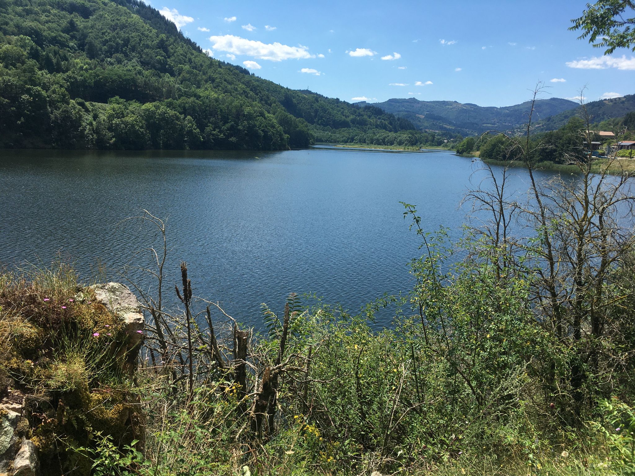 retenue d'eau sur l'Eyrieux