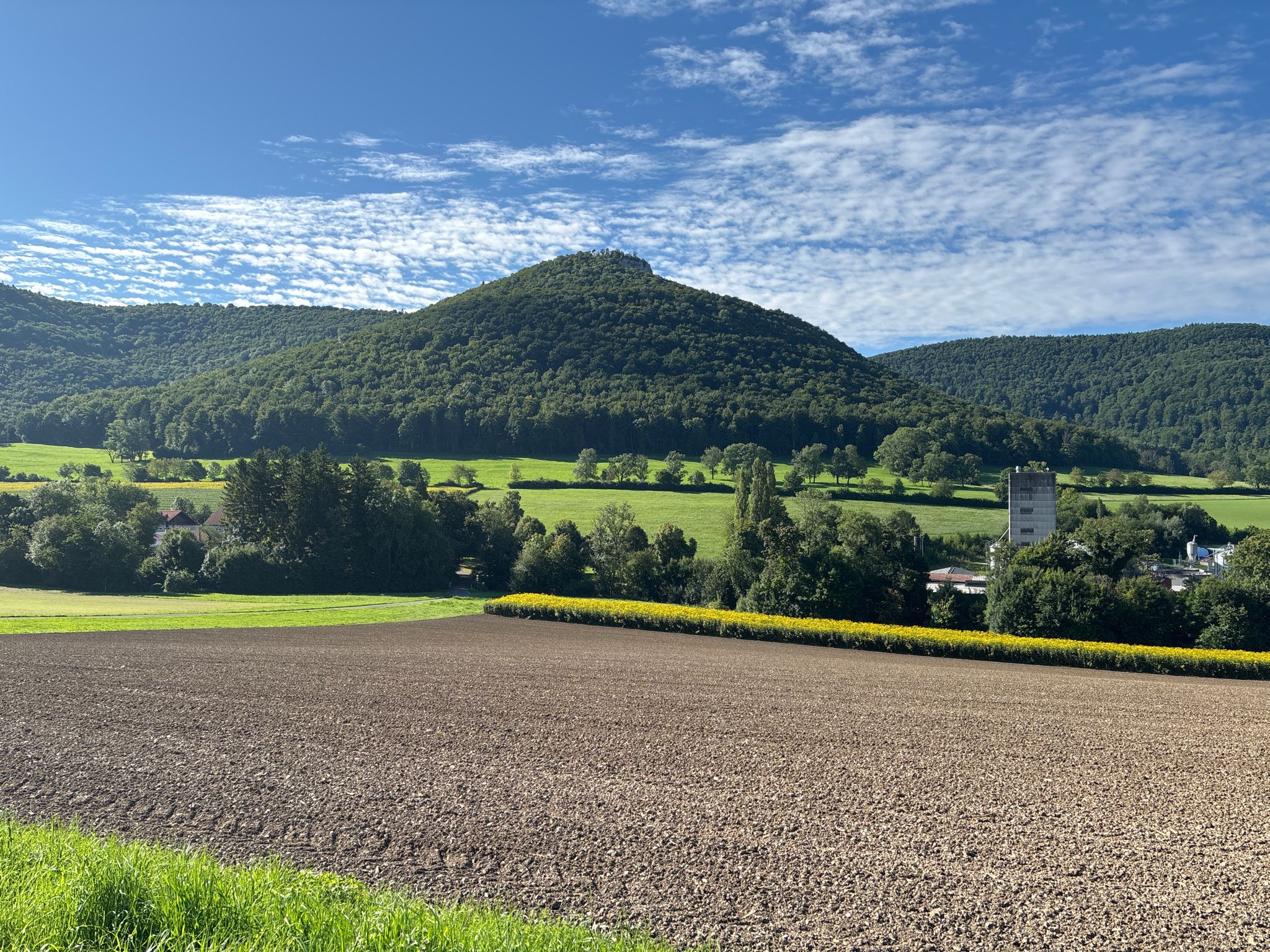 Unterer Lindenhof (Uni Hohenheim) und Mädchenfelsen