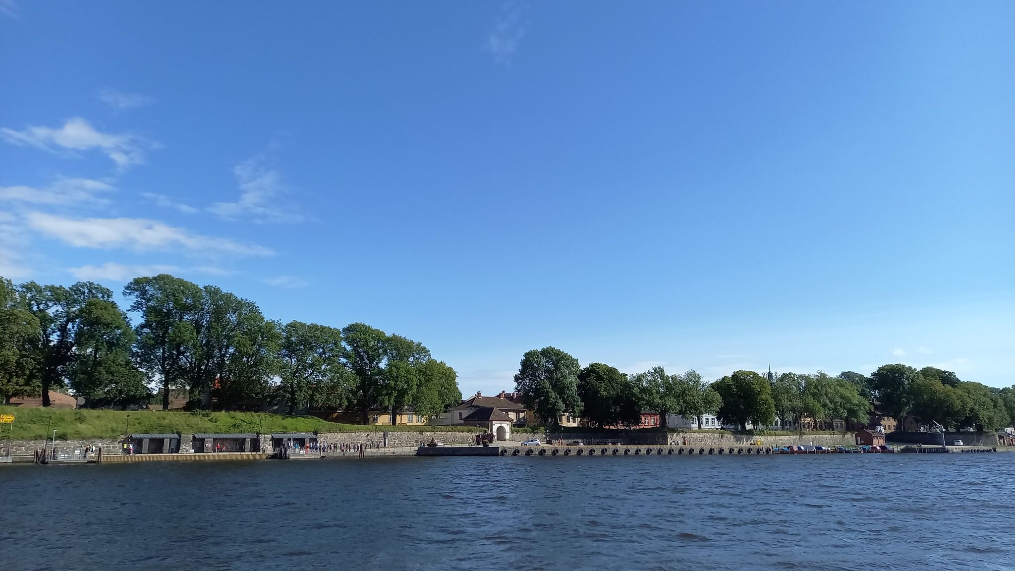 Blick auf Fredrikstad Altstadt