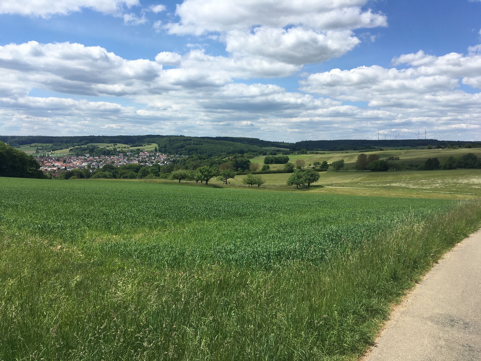 Steinheim am Albuch. Wir fahren später direkt durch.