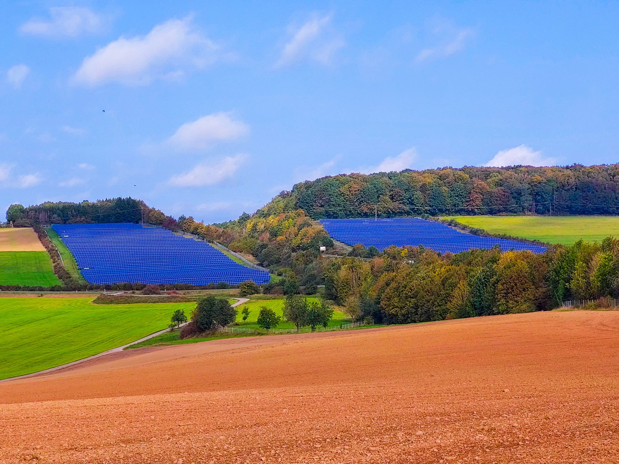 Solarenergie von den Höhen der Eifel
