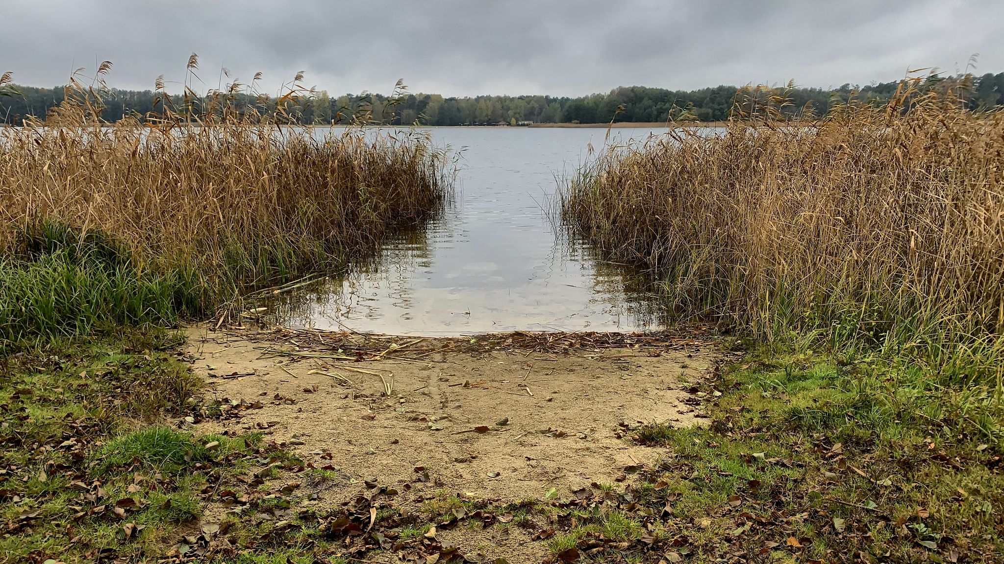 am Nordufer des Lübbesees (Streckenabschnitt "Morgenland")