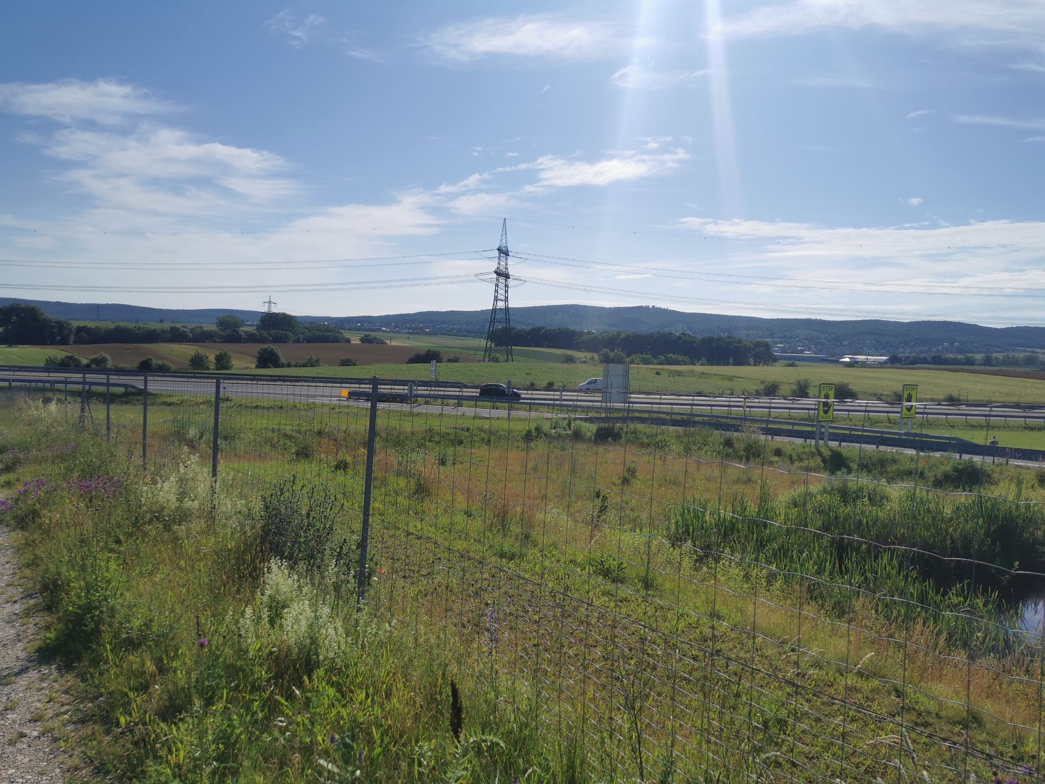 Blick nach Hornstein mit Leithagebirge