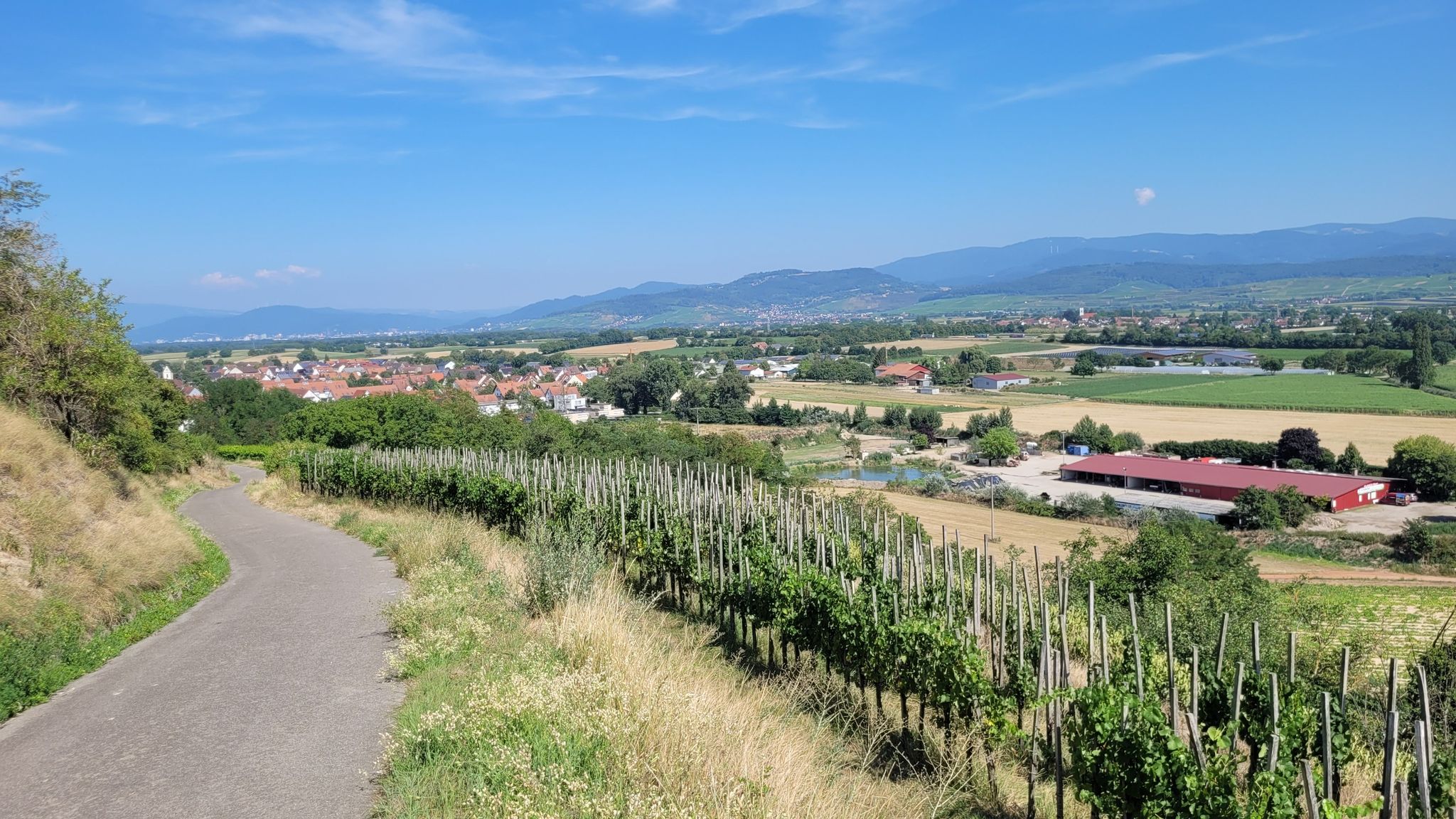 traumhafte Aussicht aur Munzingem