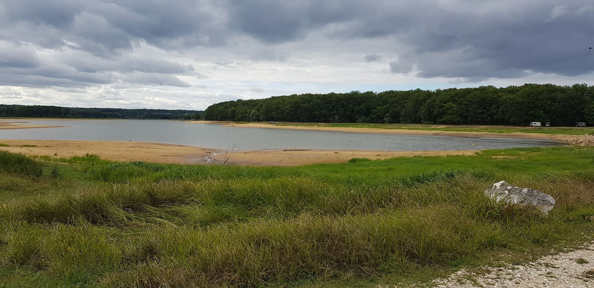 le réservoir du bourdon après un été de sécheresse 2022