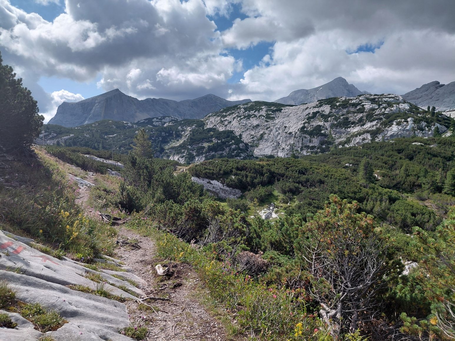 Hinten Taubenkogel, Hoher Gjaidstein
