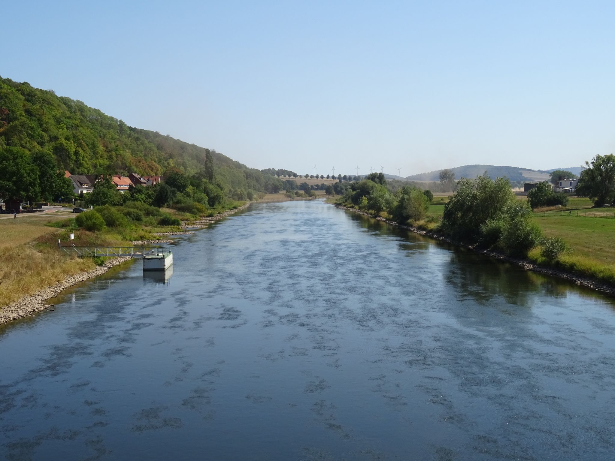 Die Weser in Hagenohsen