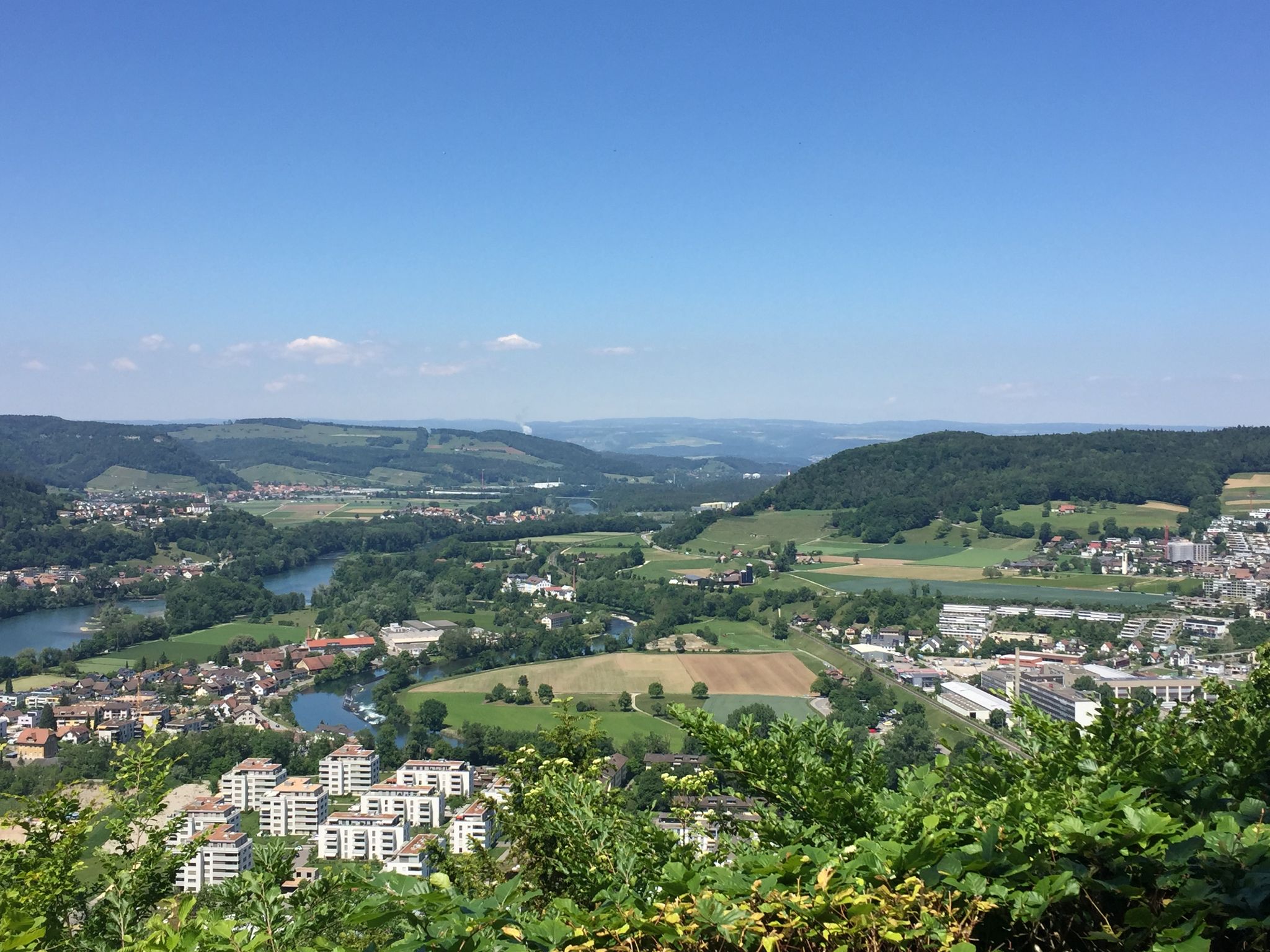 Aussicht vom Gebenstorfer Horn