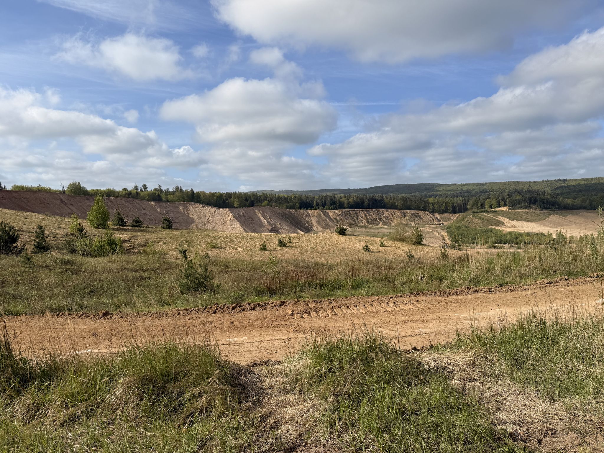 Blick in den Sandkasten