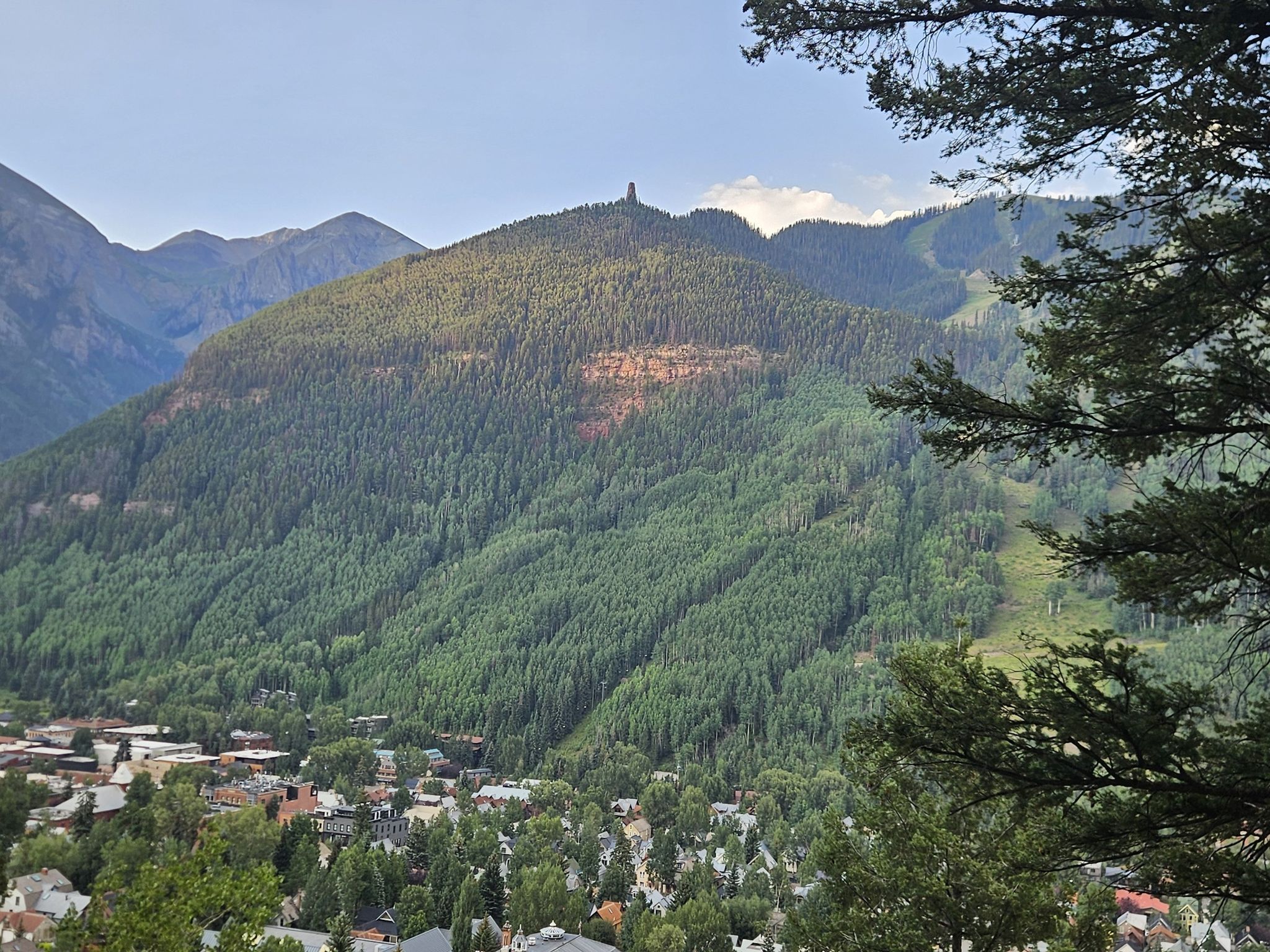 Blick nach Südosten knapp oberhalb von Telluride