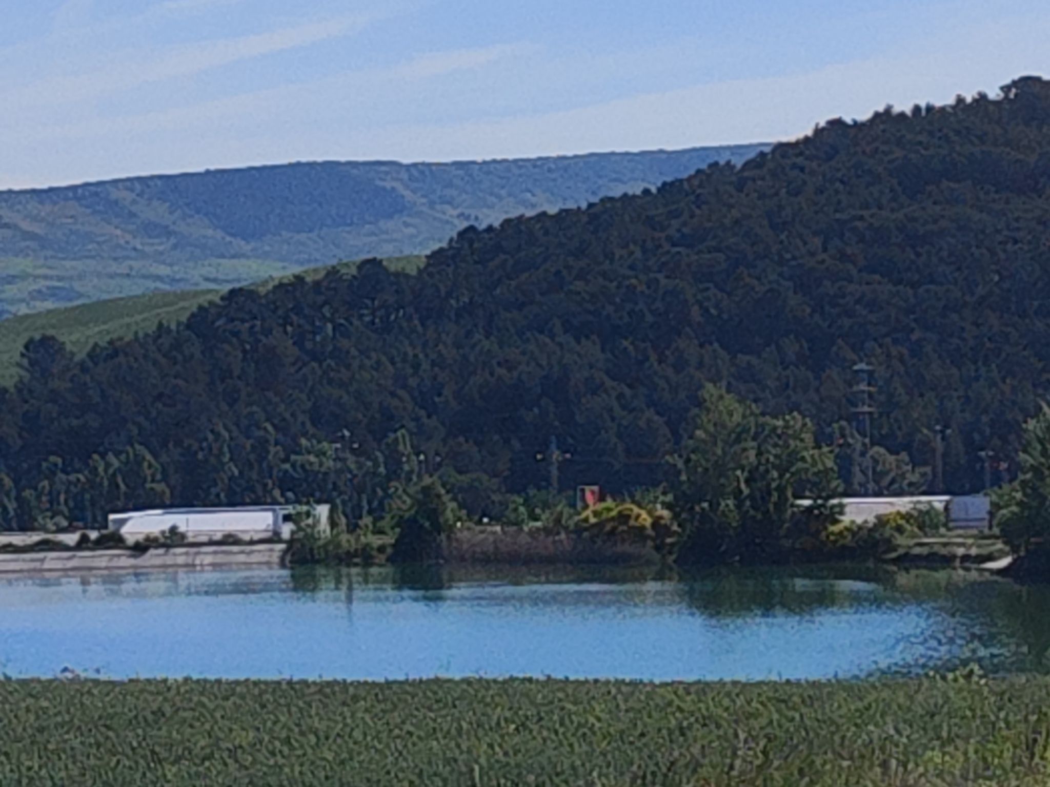 Vista de la balsa de La Morea