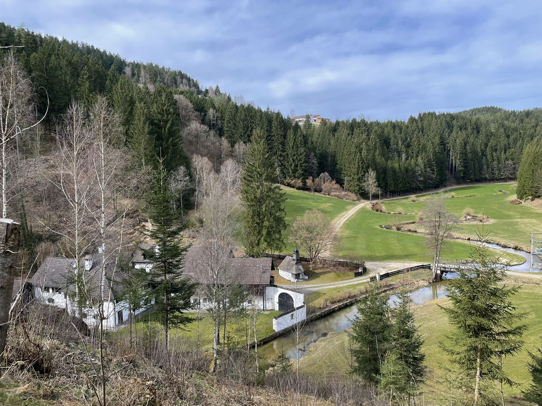 unterhalb die Heindl-Mühle