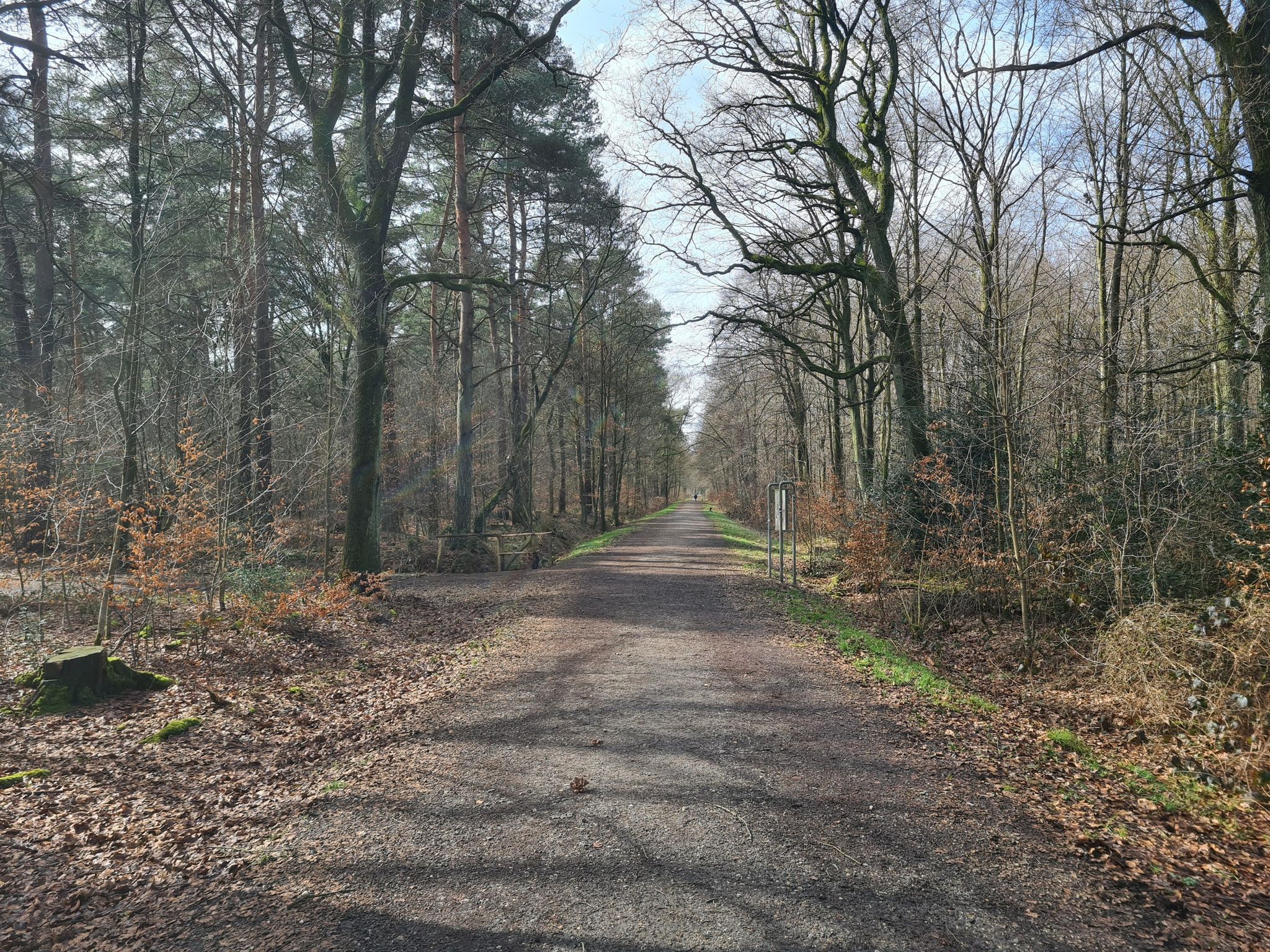 Der Parkplatz ist in Sichtweite
