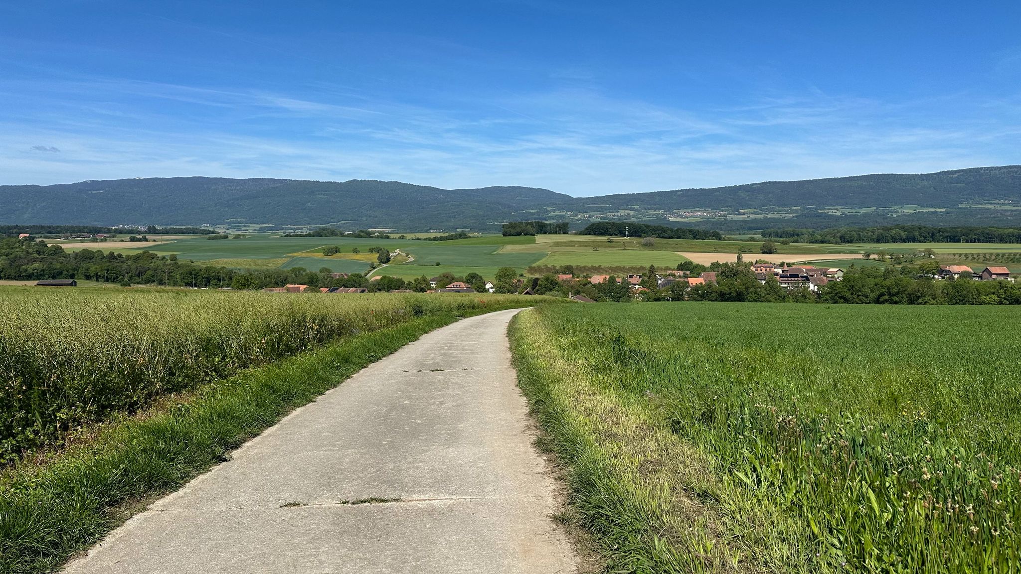 ...Blick auf la Chaux...