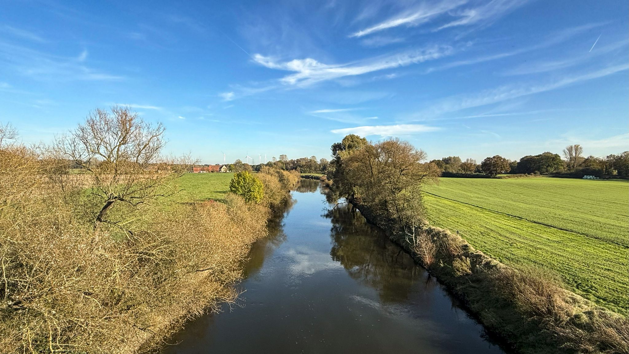 Blick von der Lippebrücke der Maassenstraße