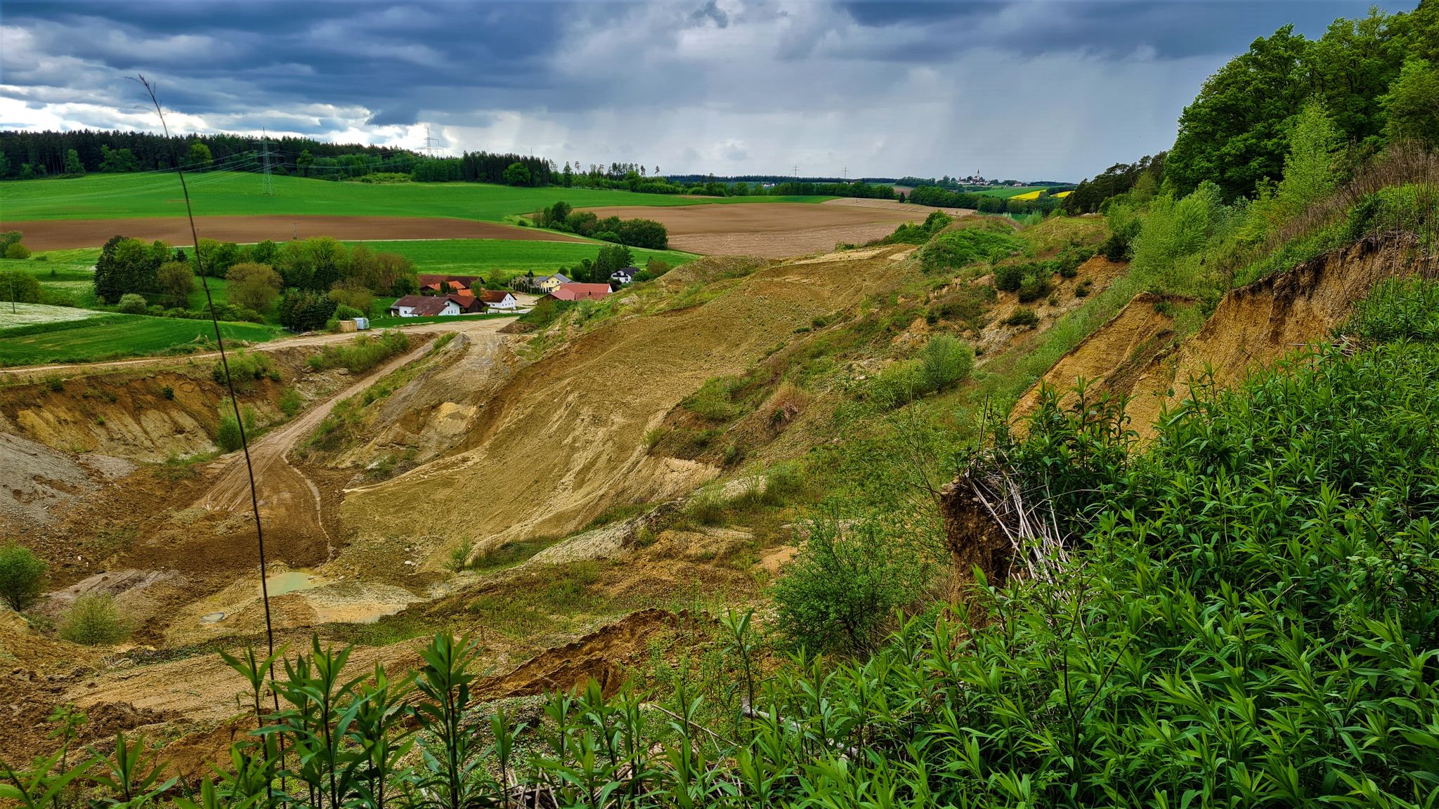 An der Abbruchkante