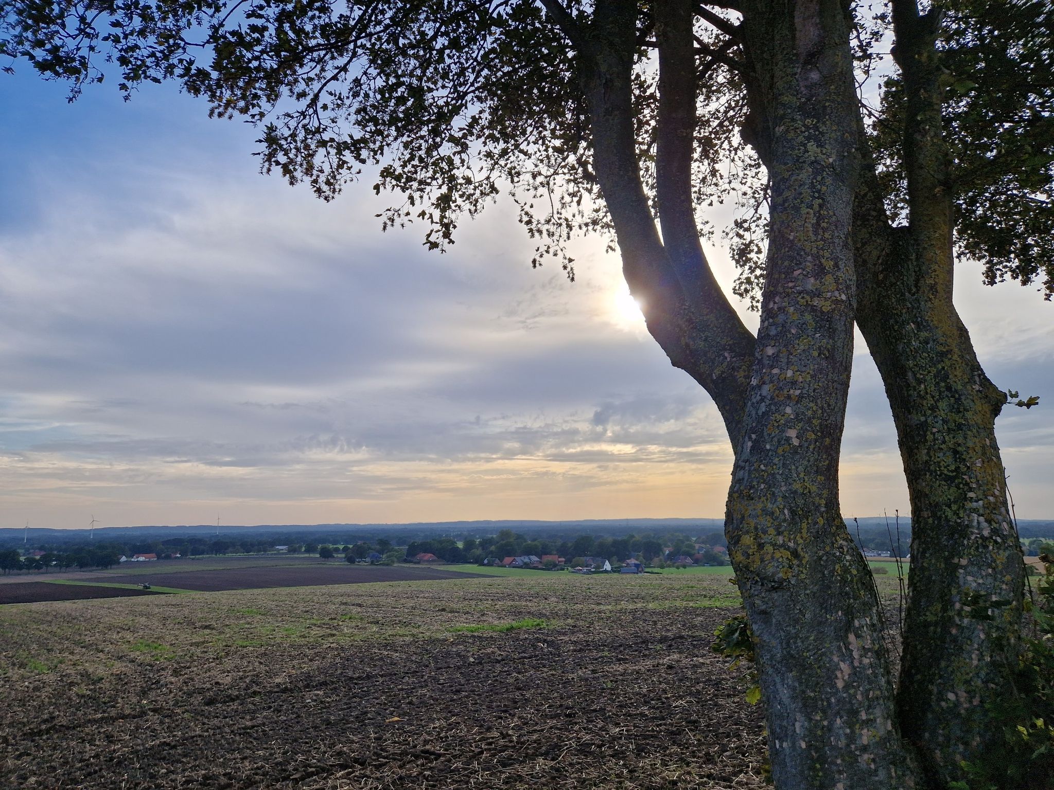 Blick Richtung Wiehengebirge.