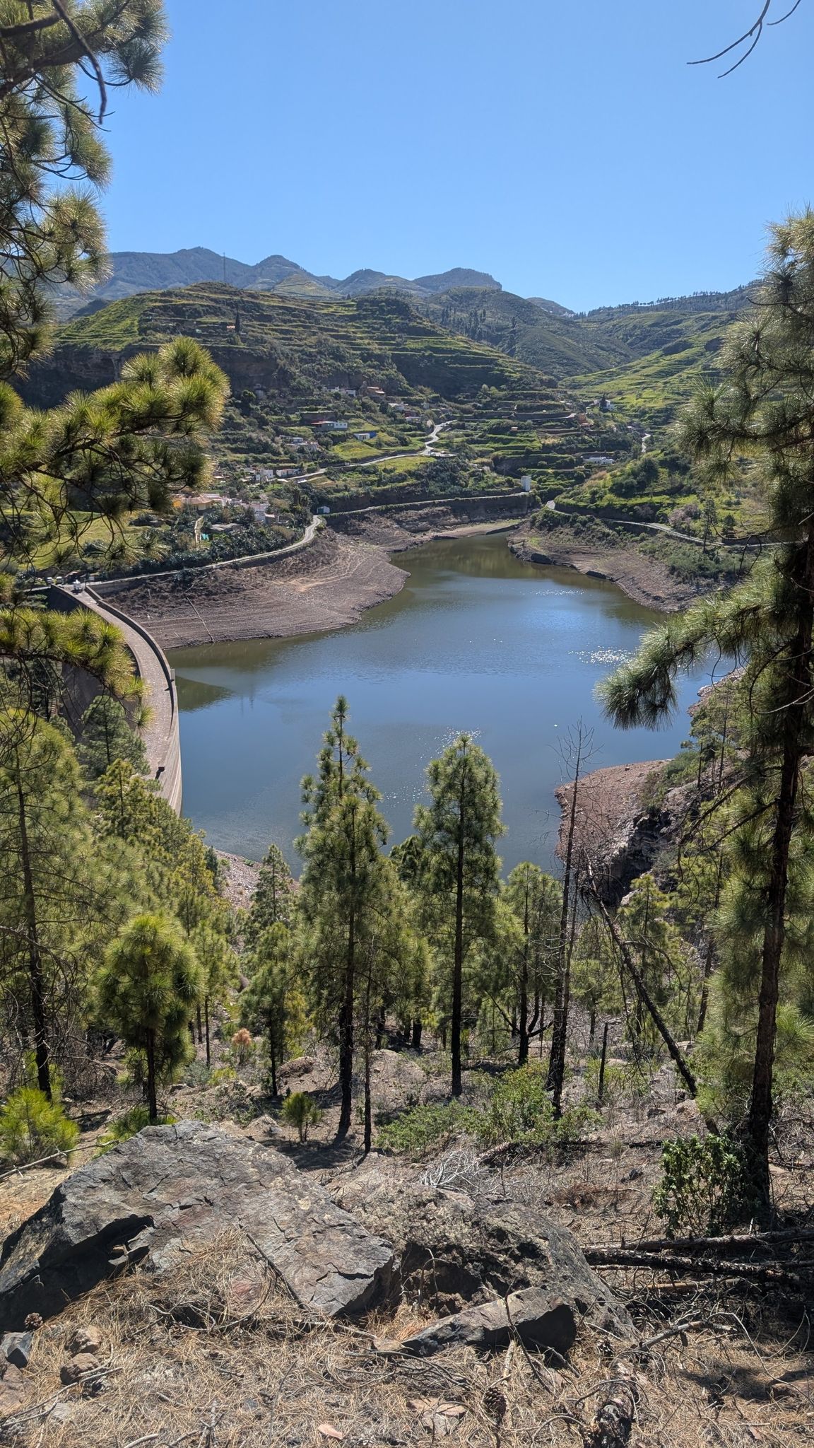 Blick auf den Presa de Lugarejos