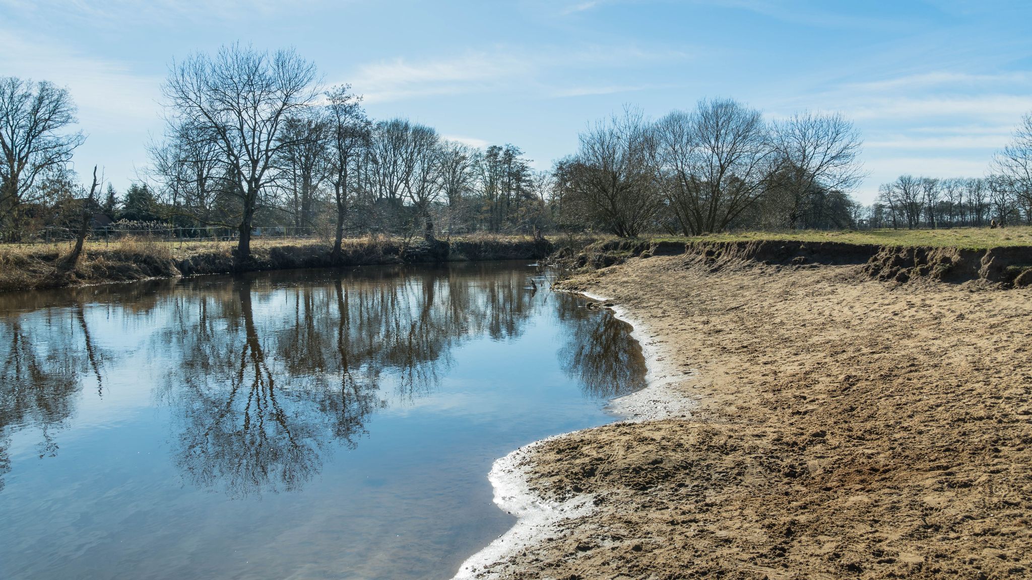 "Badestrand" an der Wümme bei Rotenburg